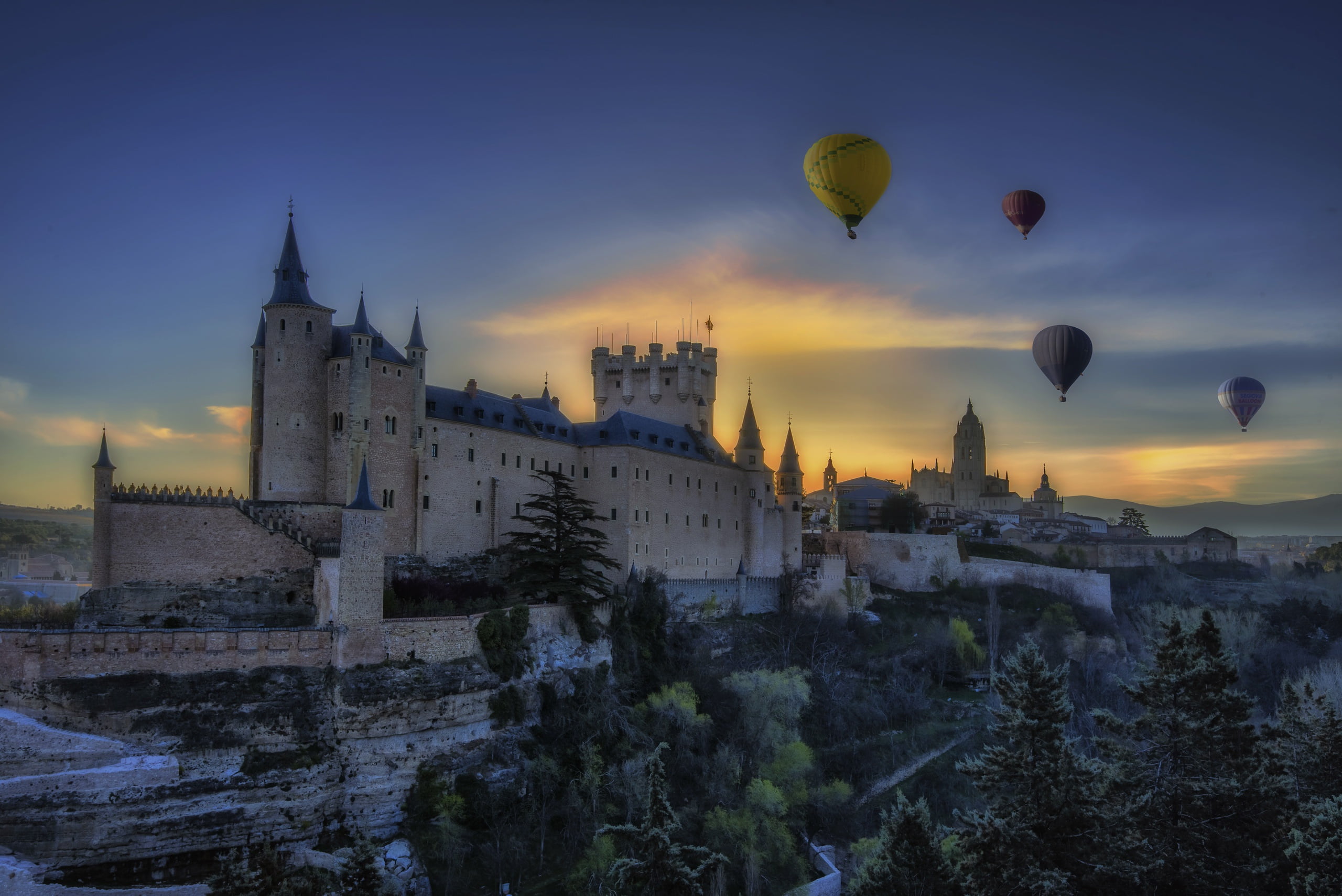 2K, Segovia, Castille and Leon, Spain, HD Wallpaper