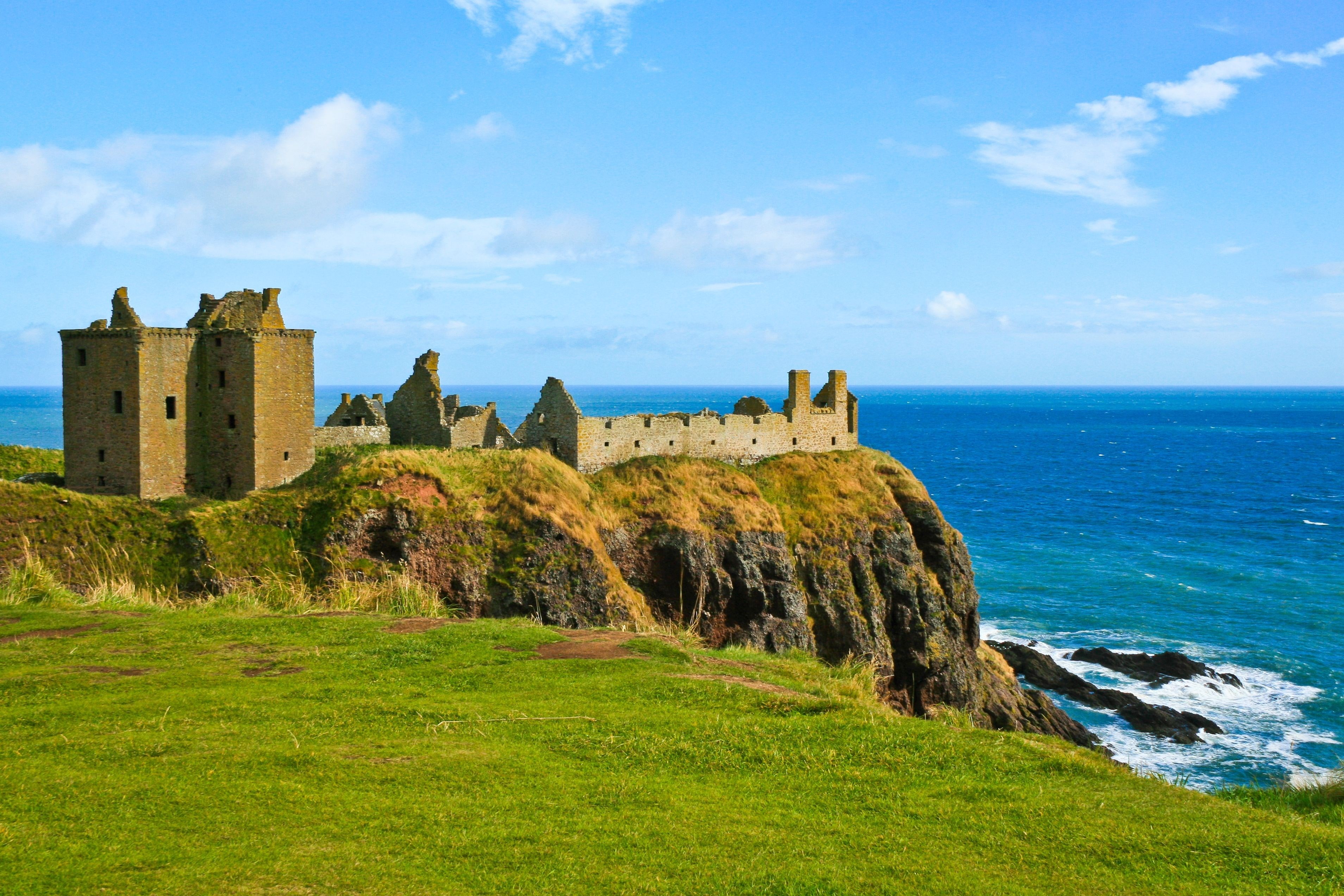 2K, dunnottar castle, HD Wallpaper