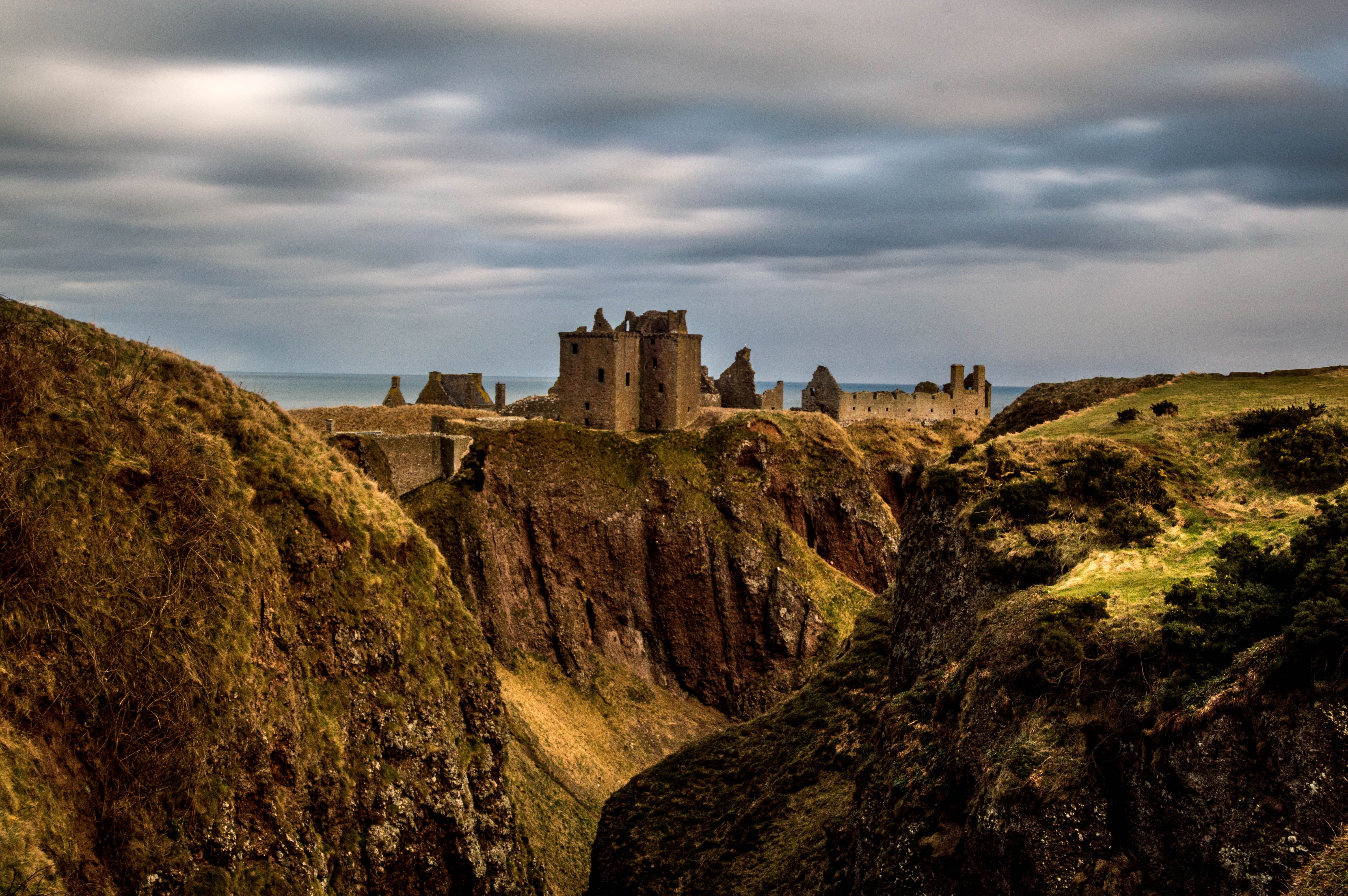dunnottar castle, 5K, HD Wallpaper