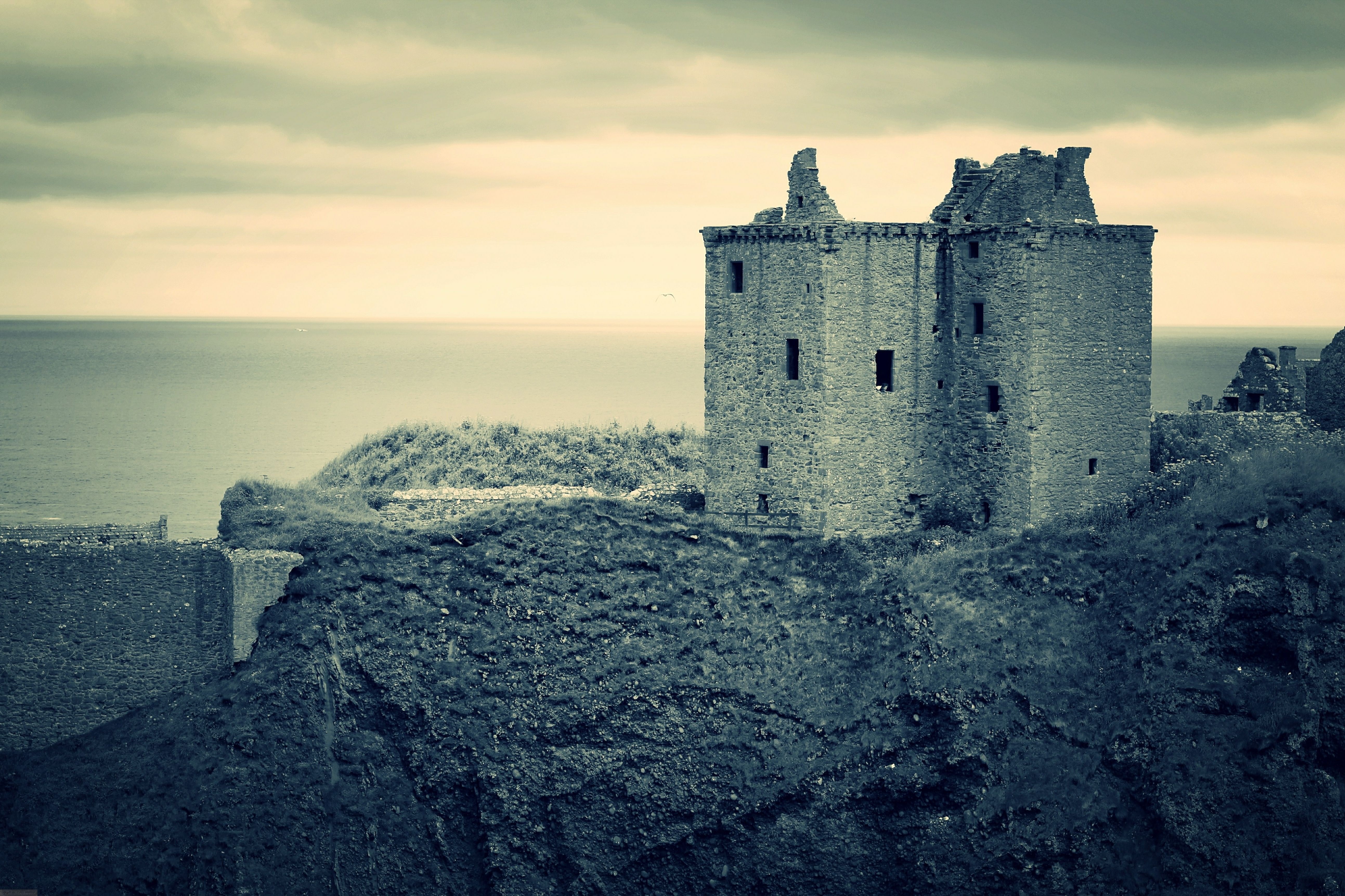 dunnottar castle, 5K, HD Wallpaper