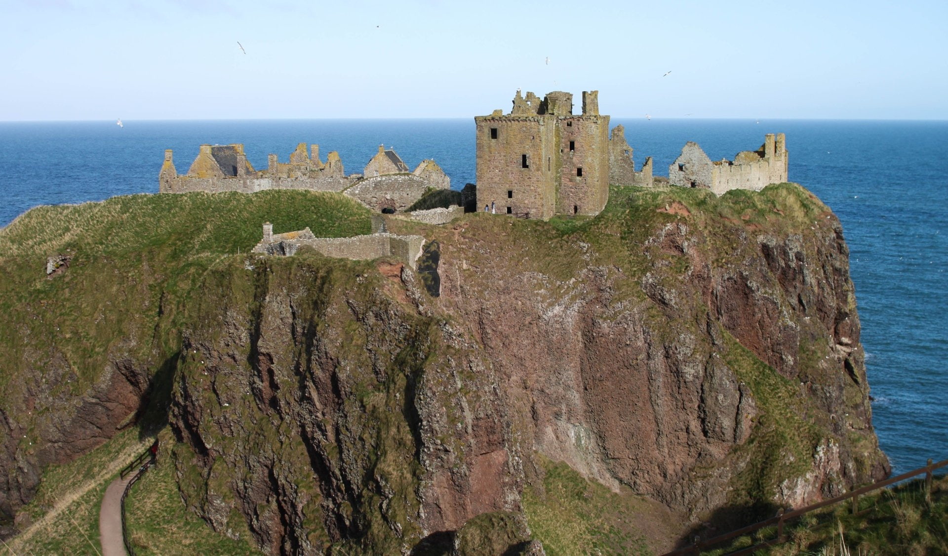 Castles, Dunnottar Castle, 1080P, HD Wallpaper
