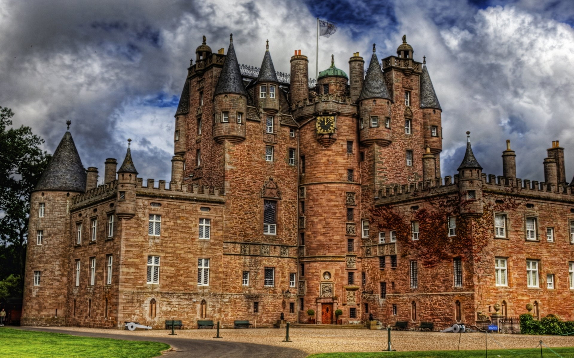 Castles, 1080P, Glamis Castle, HD Wallpaper