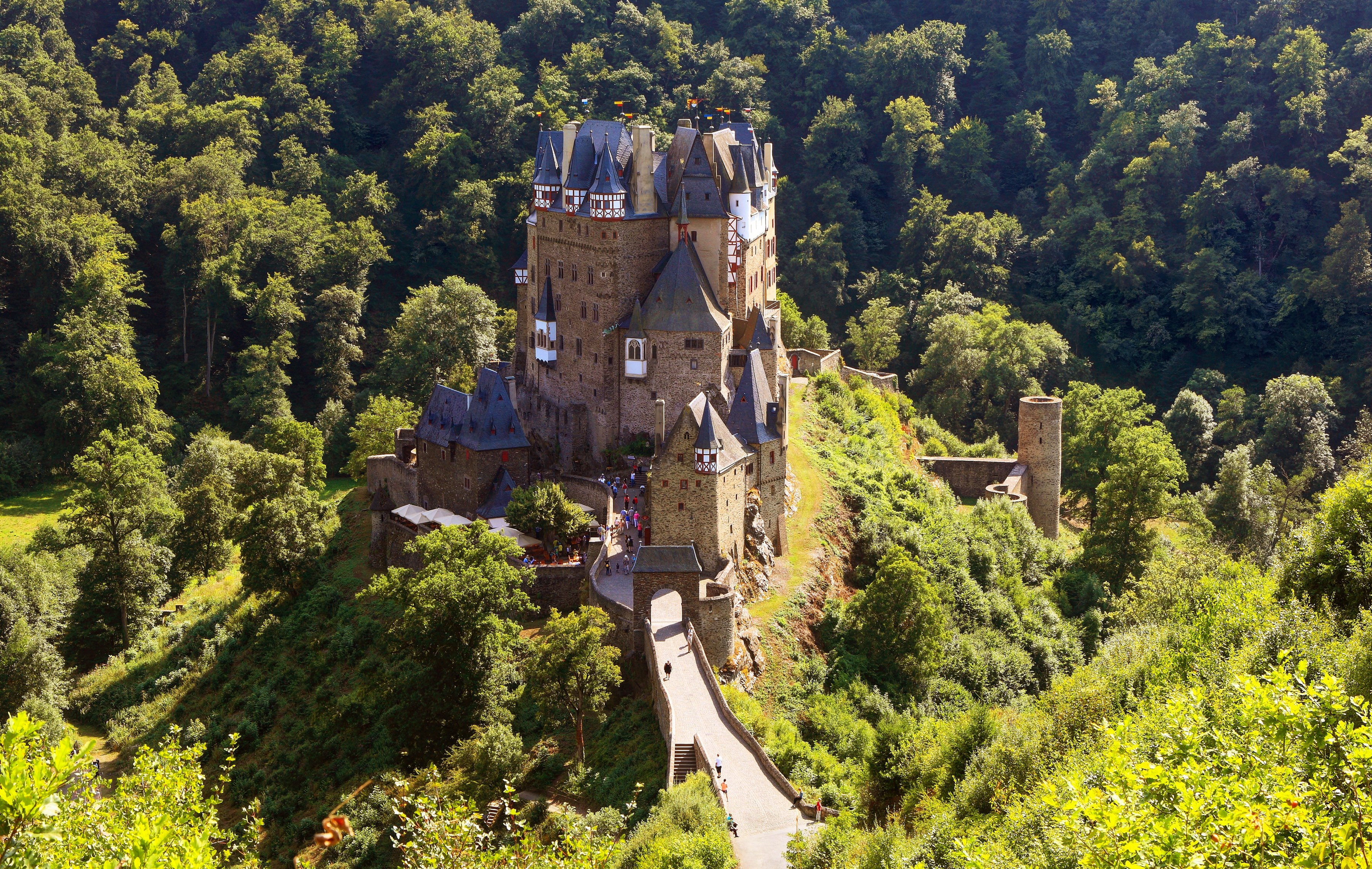 castle, eltz, 2K, germany, HD Wallpaper
