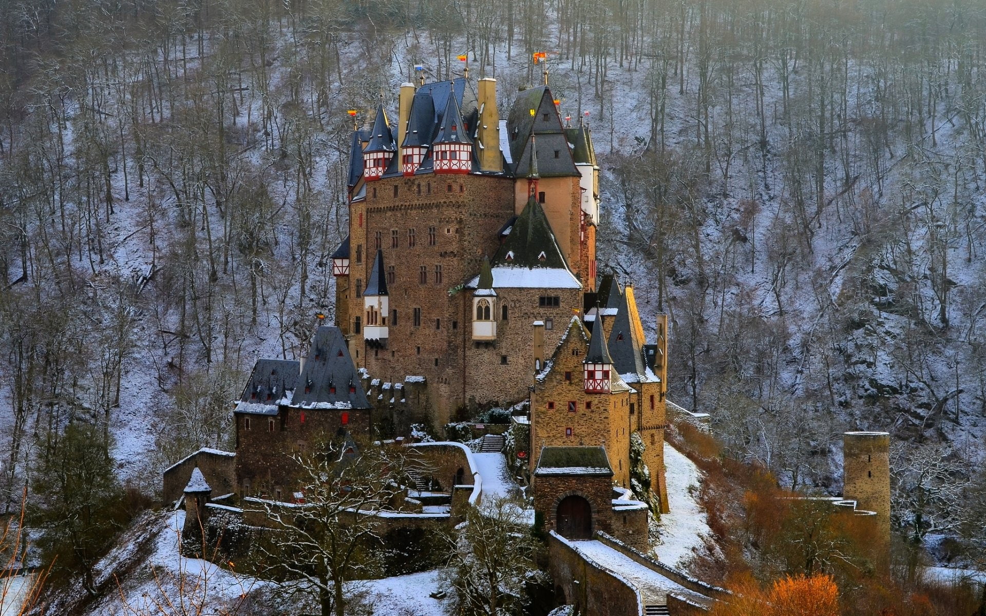1080P, Castles, Eltz Castle, HD Wallpaper