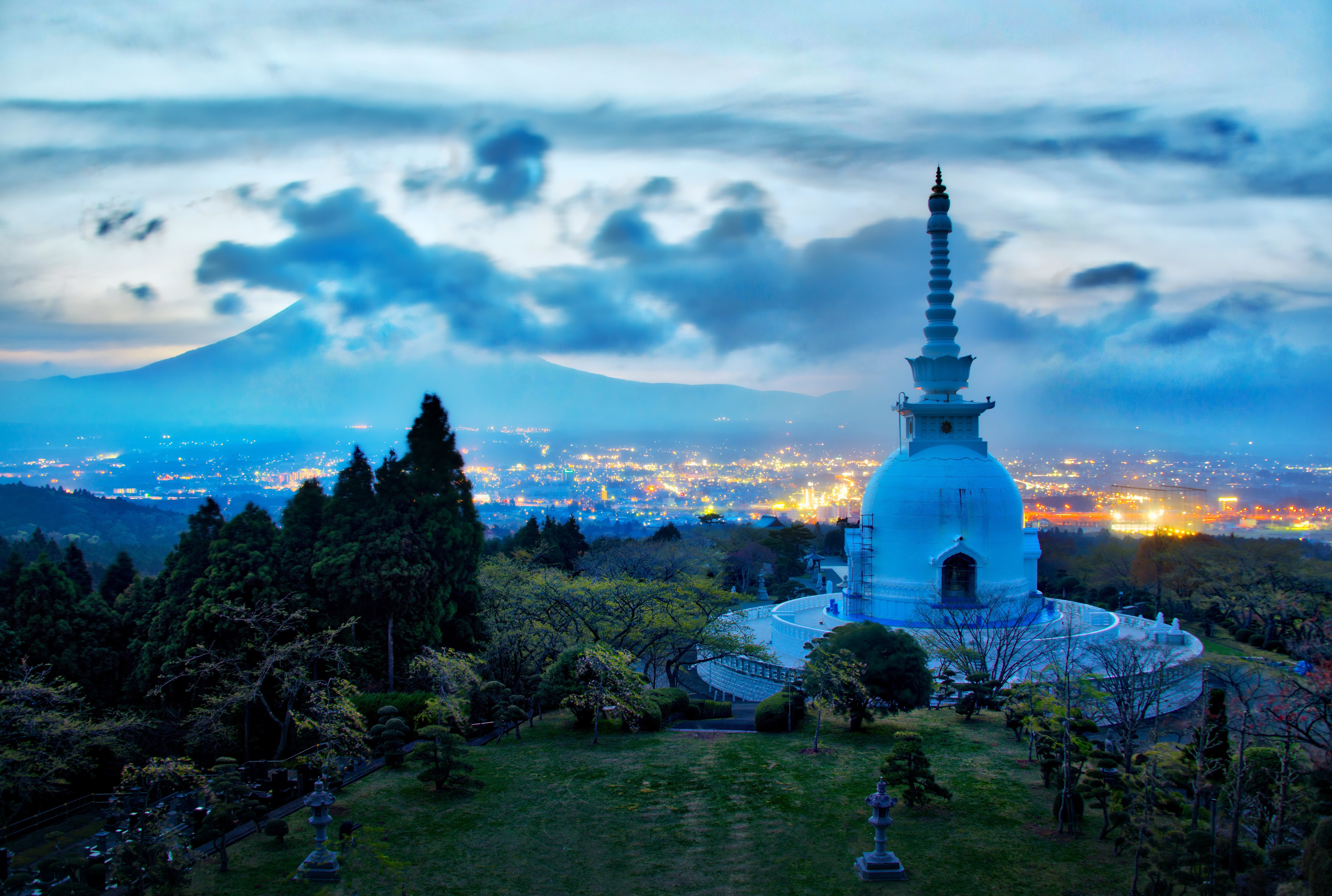 white, Photo, Instagram, white mosque, mosque, sunset, city, 5K, view, HD Wallpaper