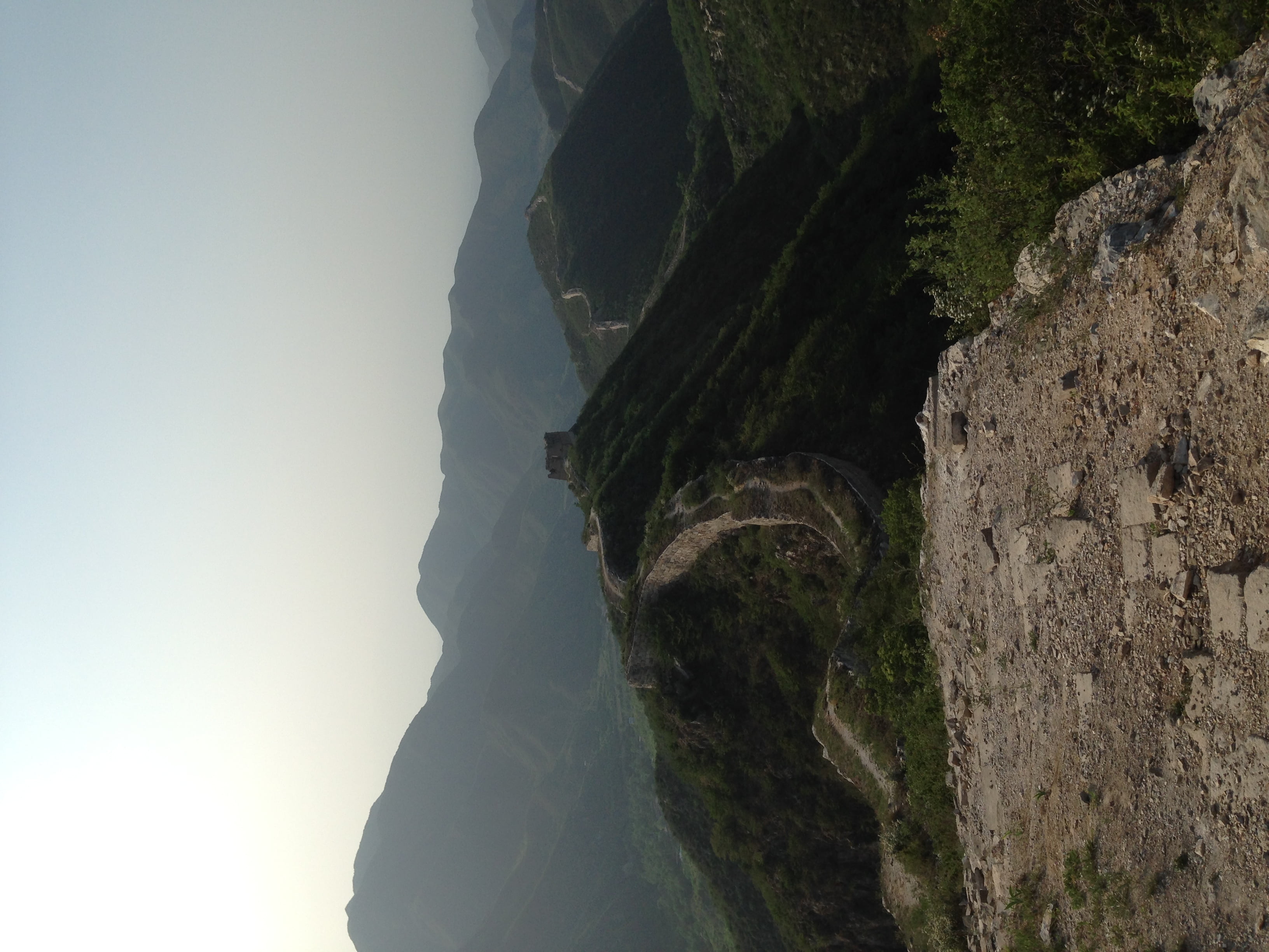 ruins, portrait, 2K, China, mountains, Great Wall of China, HD Wallpaper
