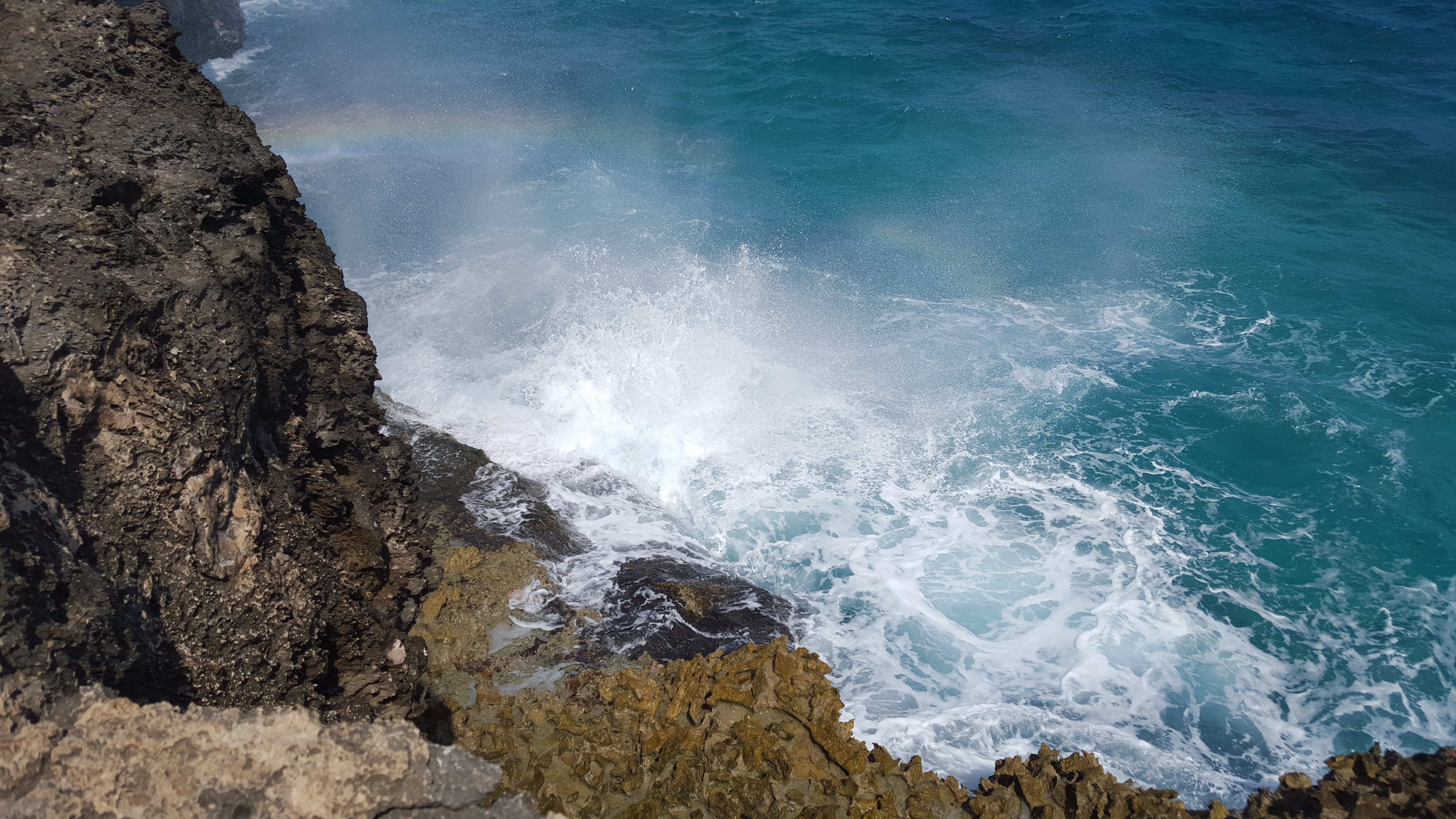aquatic sport, no people, caribbean sea, scenics - nature, sea, rock - Object, santo domingo, hitting, caribbean, 5K, coastline, high angle view, nature, HD Wallpaper