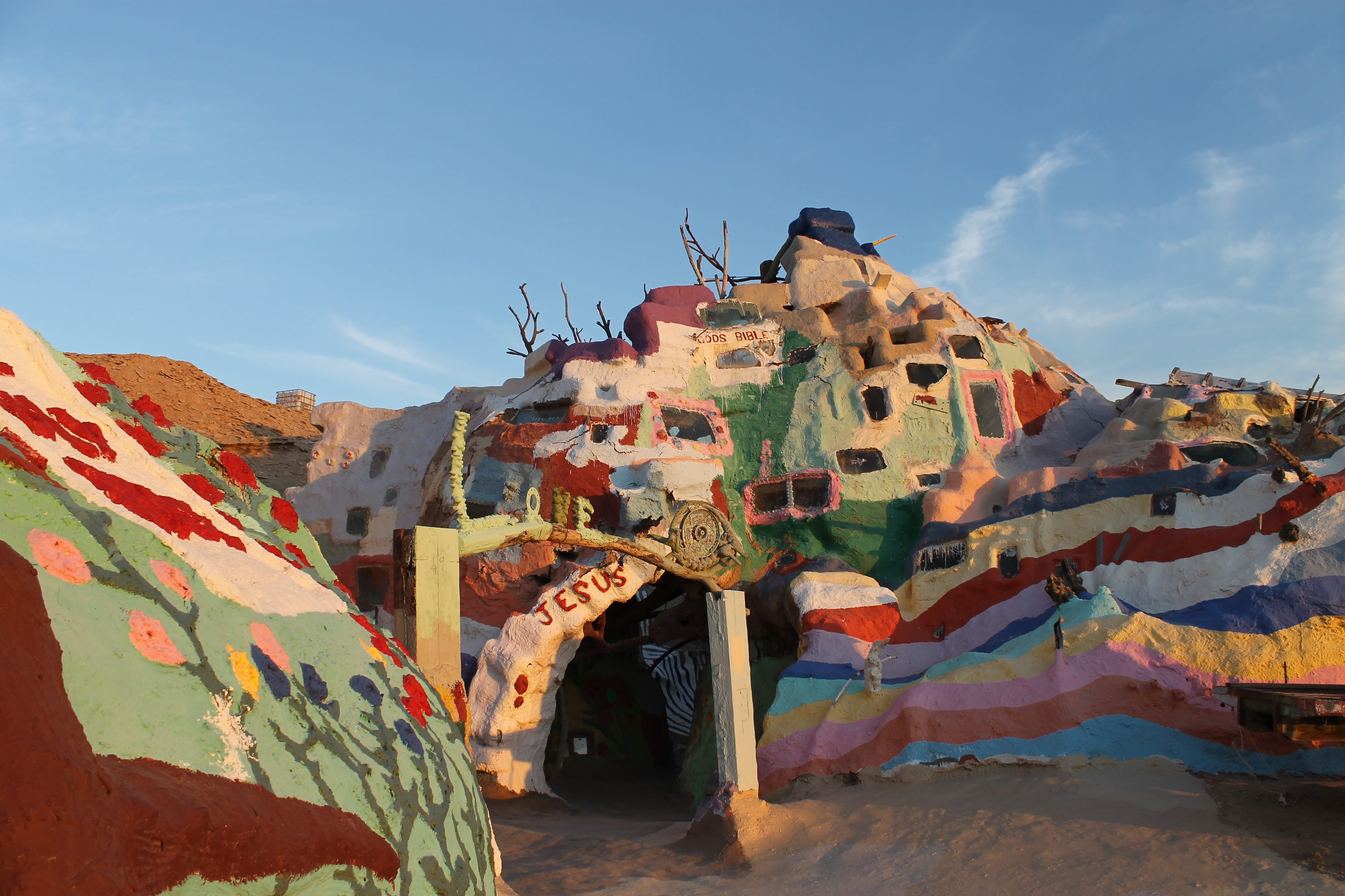 creative, travel destinations, multi colored, built structure, travel, nature, tourist attraction, sunlight, no people, 4K, history, the past, tourism, HD Wallpaper