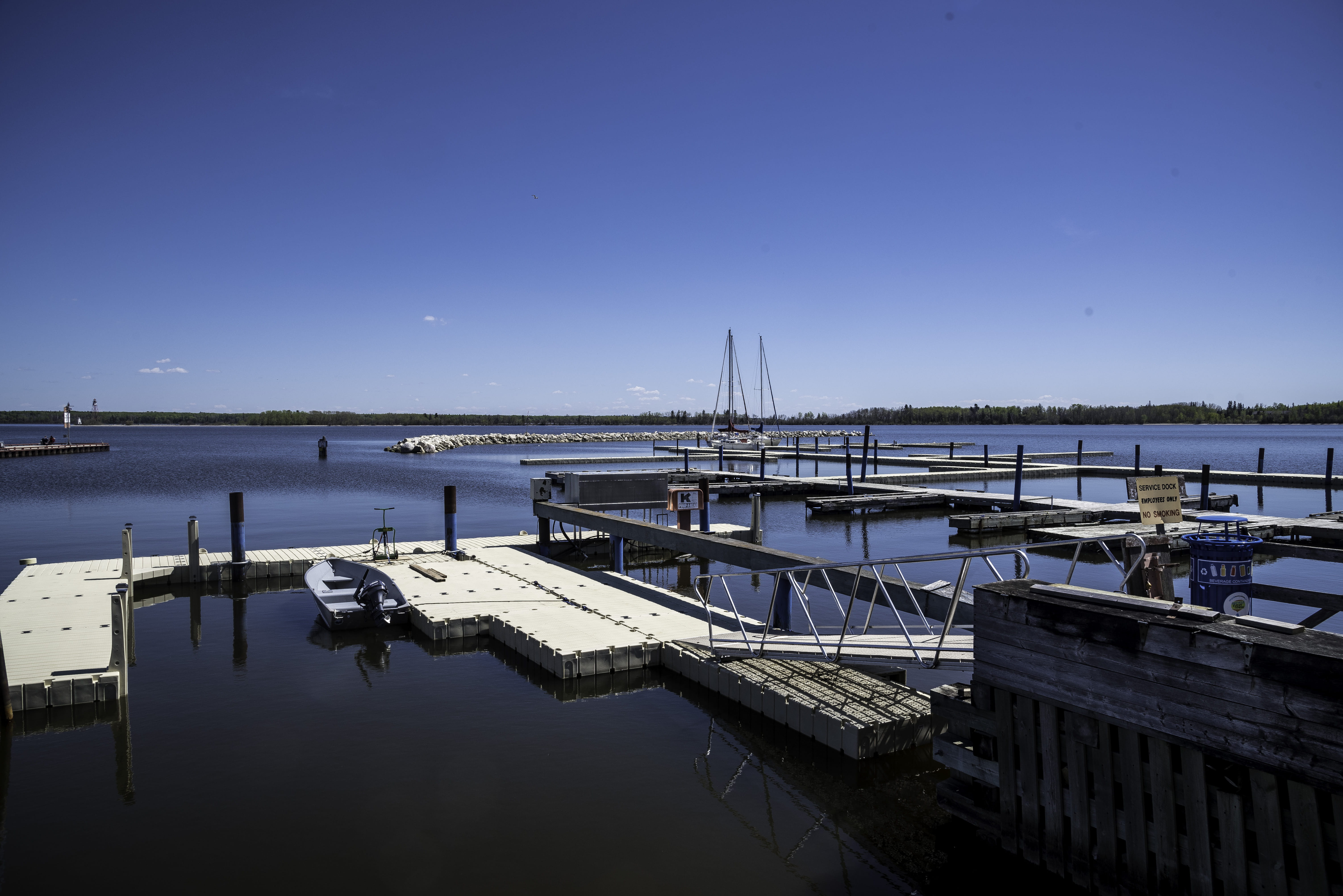 fishing boat, provincial, architecture, mode of transportation, nautical Vessel, harbor, park, travel, Lake Winnipeg, travel destinations, sky, Provincial Park, HD Wallpaper