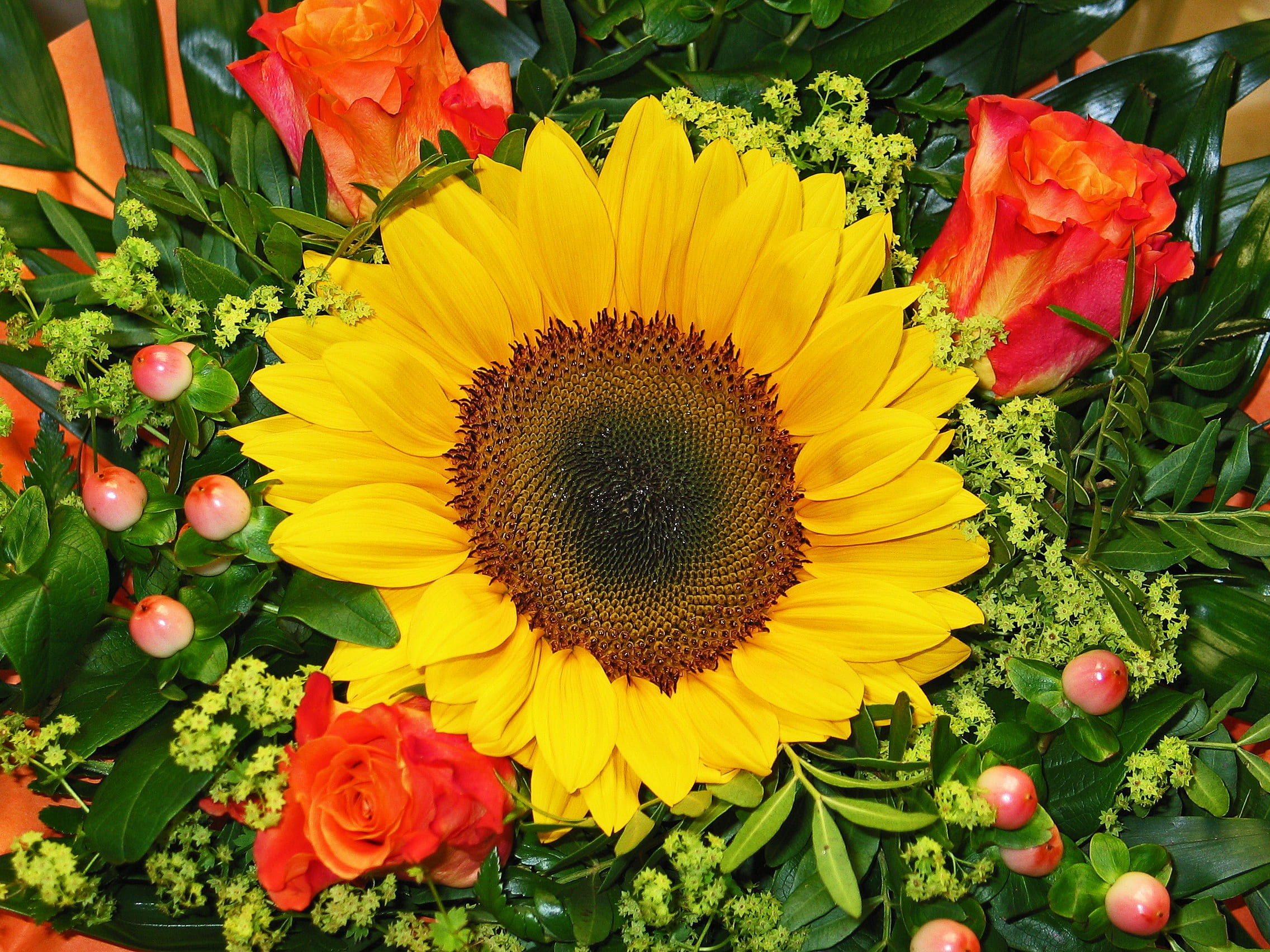 inflorescence, market day, yellow, floristry, no people, sun flower, flourished, red, bees joy, background, market stall, beauty in nature, multi colored, HD Wallpaper