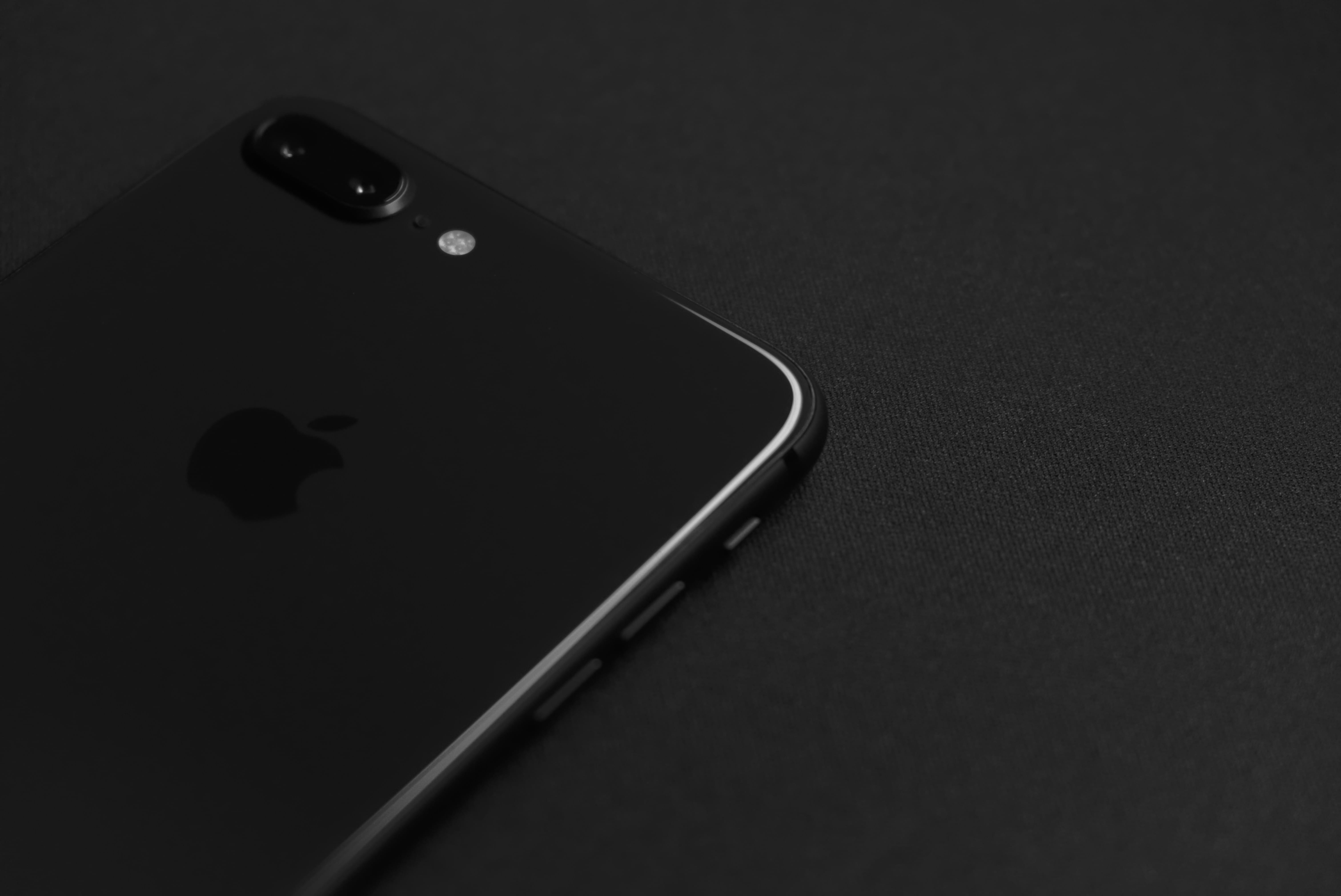 gray, technology, iphone, studio shot, space, no people, pool table, indoors, minimal, table, black background, dark, pool - cue sport, smart phone, copy space, HD Wallpaper