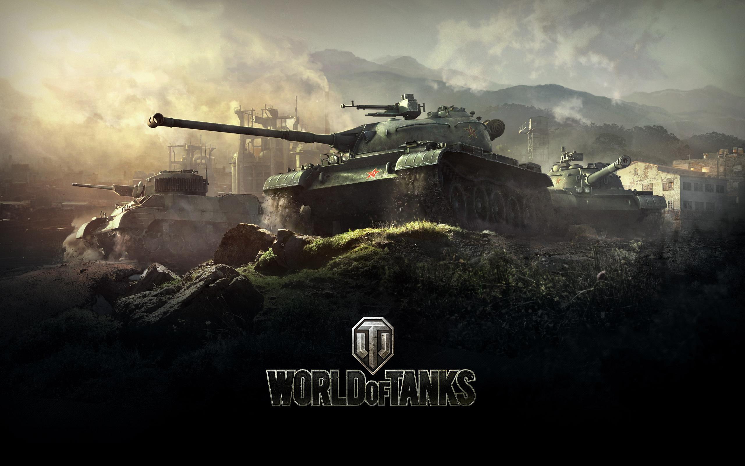 2K, tanks from games, world of tanks, world, wz, tanks, games, HD Wallpaper