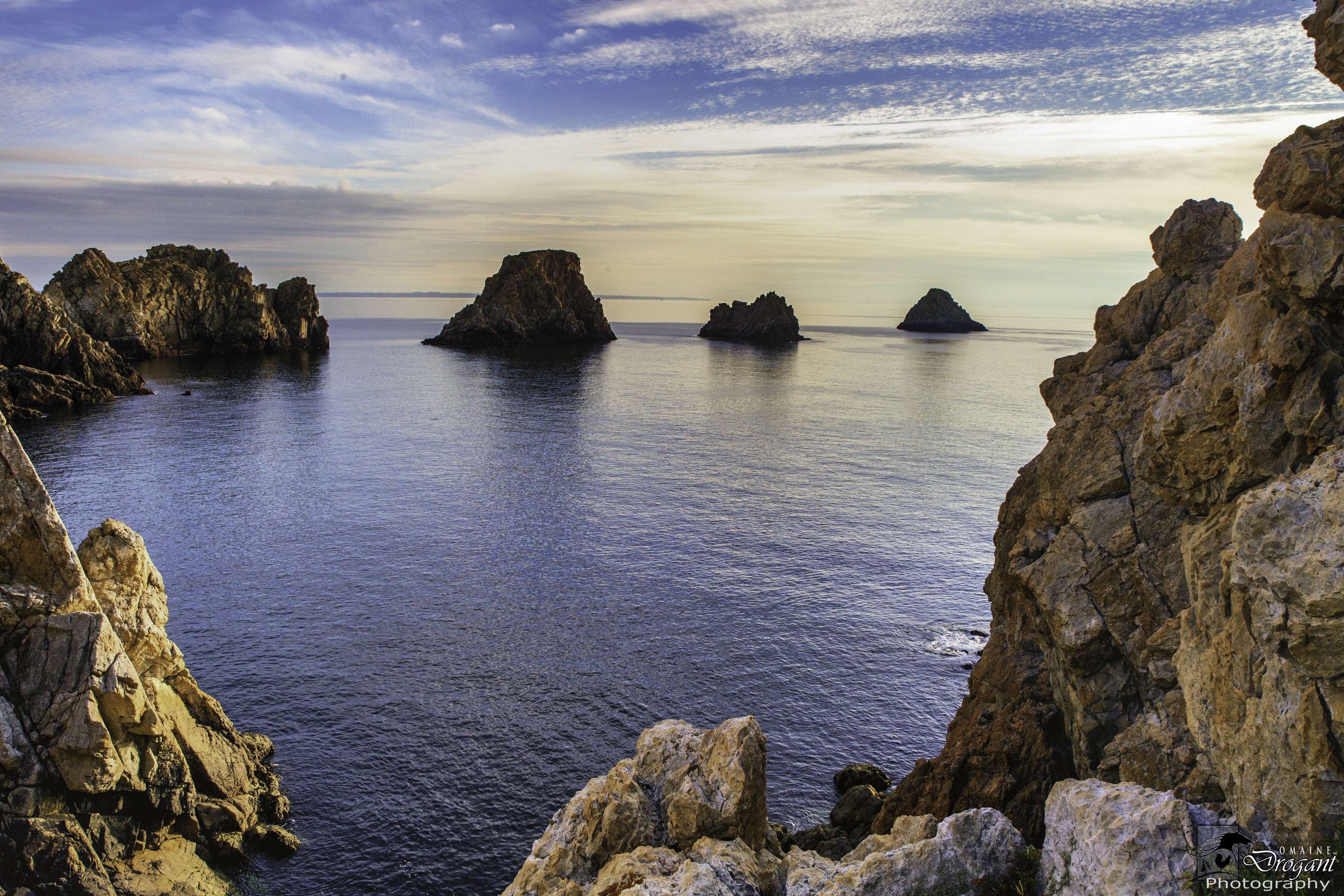 de, beach, sunset, sea, rock - Object, cliff, 4K, rock formation, photography, Pois, nature, summer, rock, body of water, seascape, coastline, body, scenics, HD Wallpaper