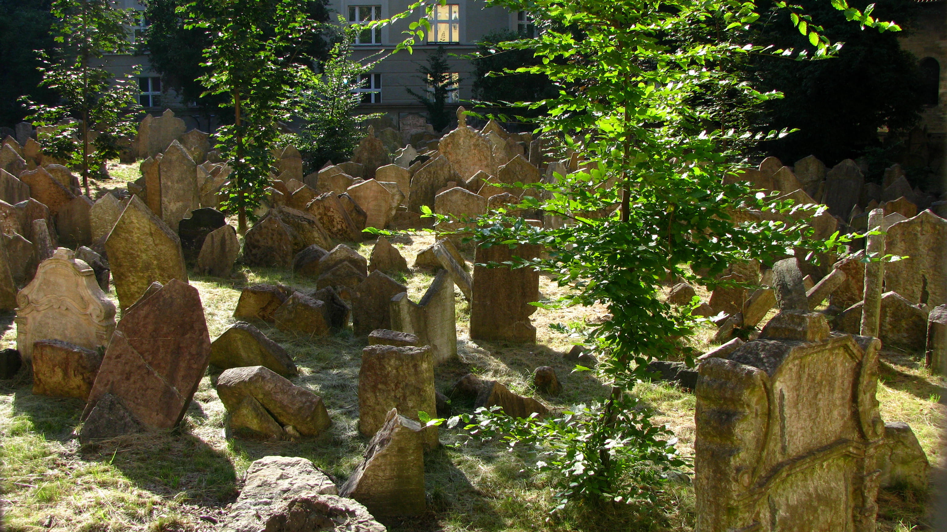 cemetery, building, old, building exterior, cemitério, ancient, praha, day, nature, czech republic, solid, jewish, history, no people, old jewish cemetery, HD Wallpaper