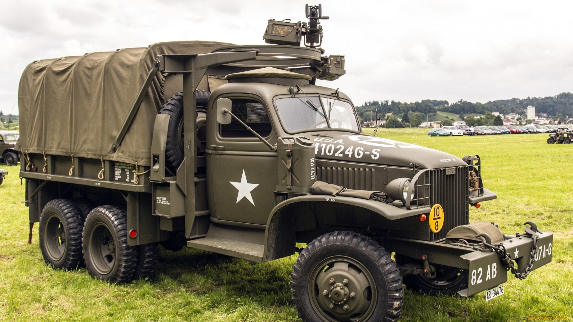 truck, 1080P, military, praga, army, v3s, vehicle, HD Wallpaper