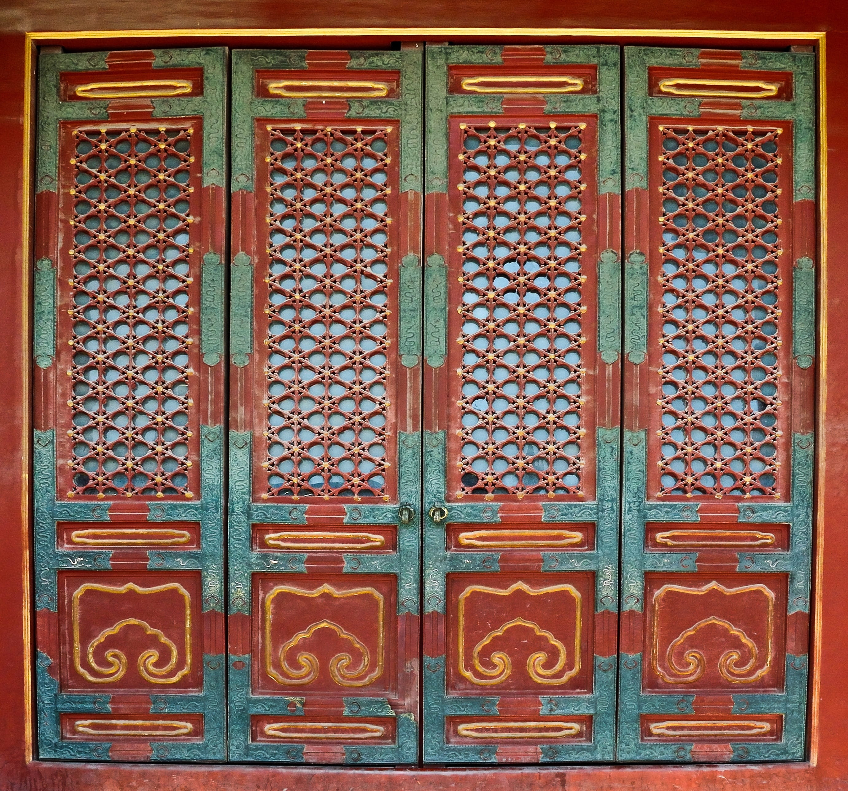 craft, Pekin, ornate, Beijing, asia, no people, building exterior, east Asian Culture, 2K, safety, multi colored, ornament, pattern, day, closed, decoration, HD Wallpaper