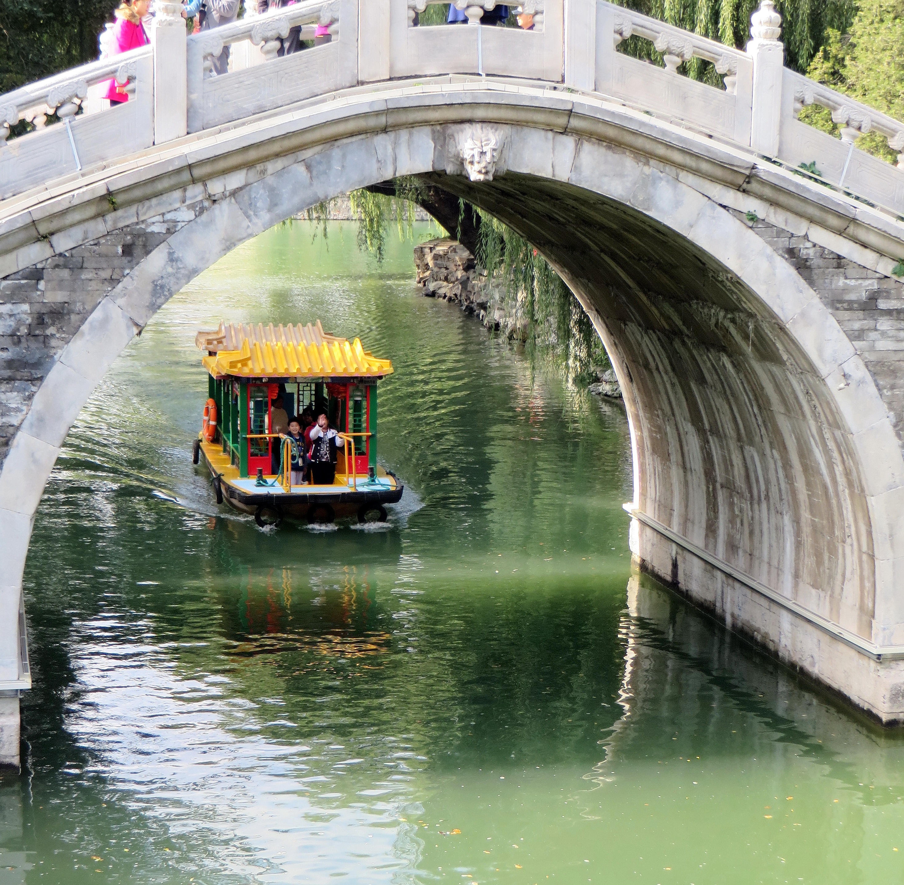imperial, day, channel, palace, travel, real people, passenger craft, ark, pekin, mode of transportation, bridge, group of people, waterfront, summer palace, HD Wallpaper