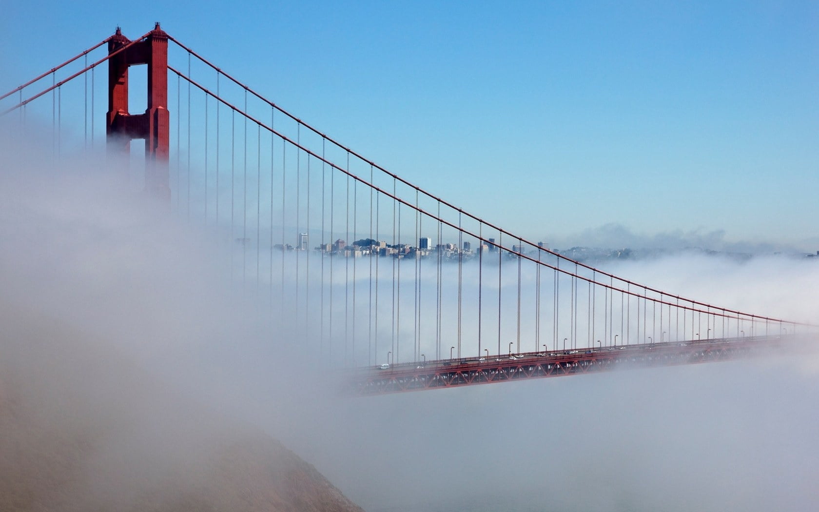 international Landmark, urban Scene, blue, golden, built Structure, tower, tourism, golden Gate Bridge, 720P, nature, long, sunset, travel, night, sea, HD Wallpaper