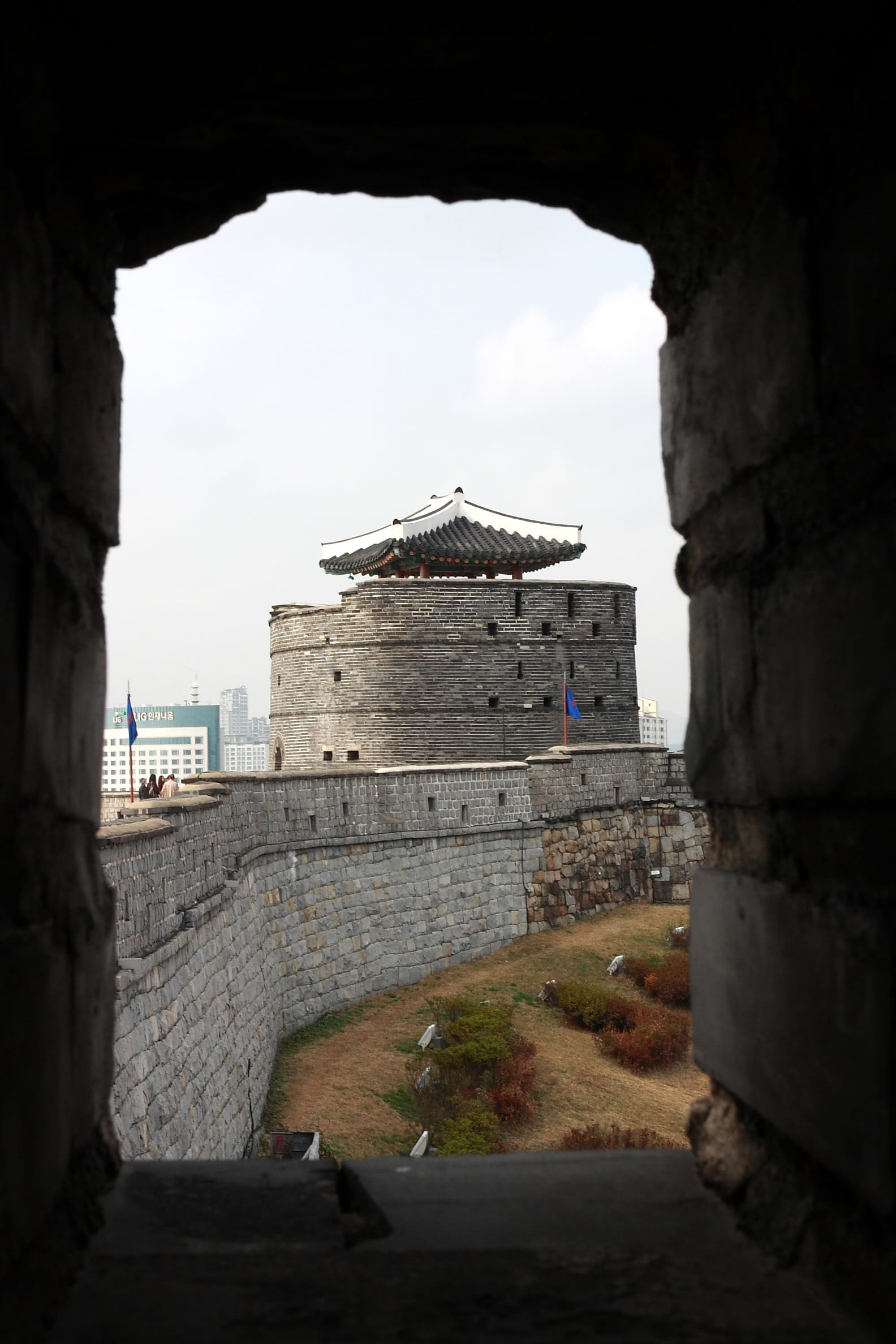 building, the past, city, building exterior, 1080P, nature, outdoors, old, korea culture, joseon dynasty castle, high, castle, arch, ancient civilization, Phone HD Wallpaper