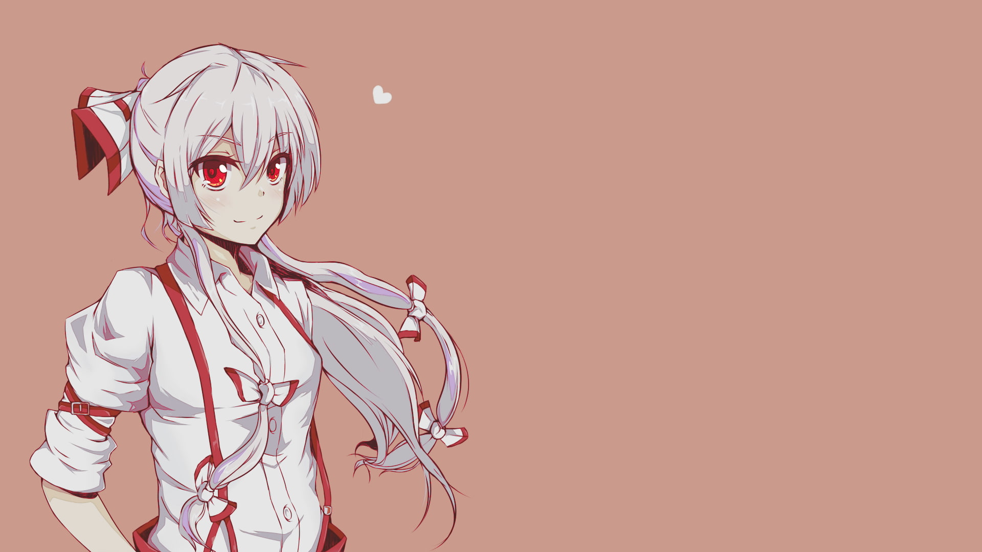 1080P, Fujiwara No Mokou, touhou, HD Wallpaper