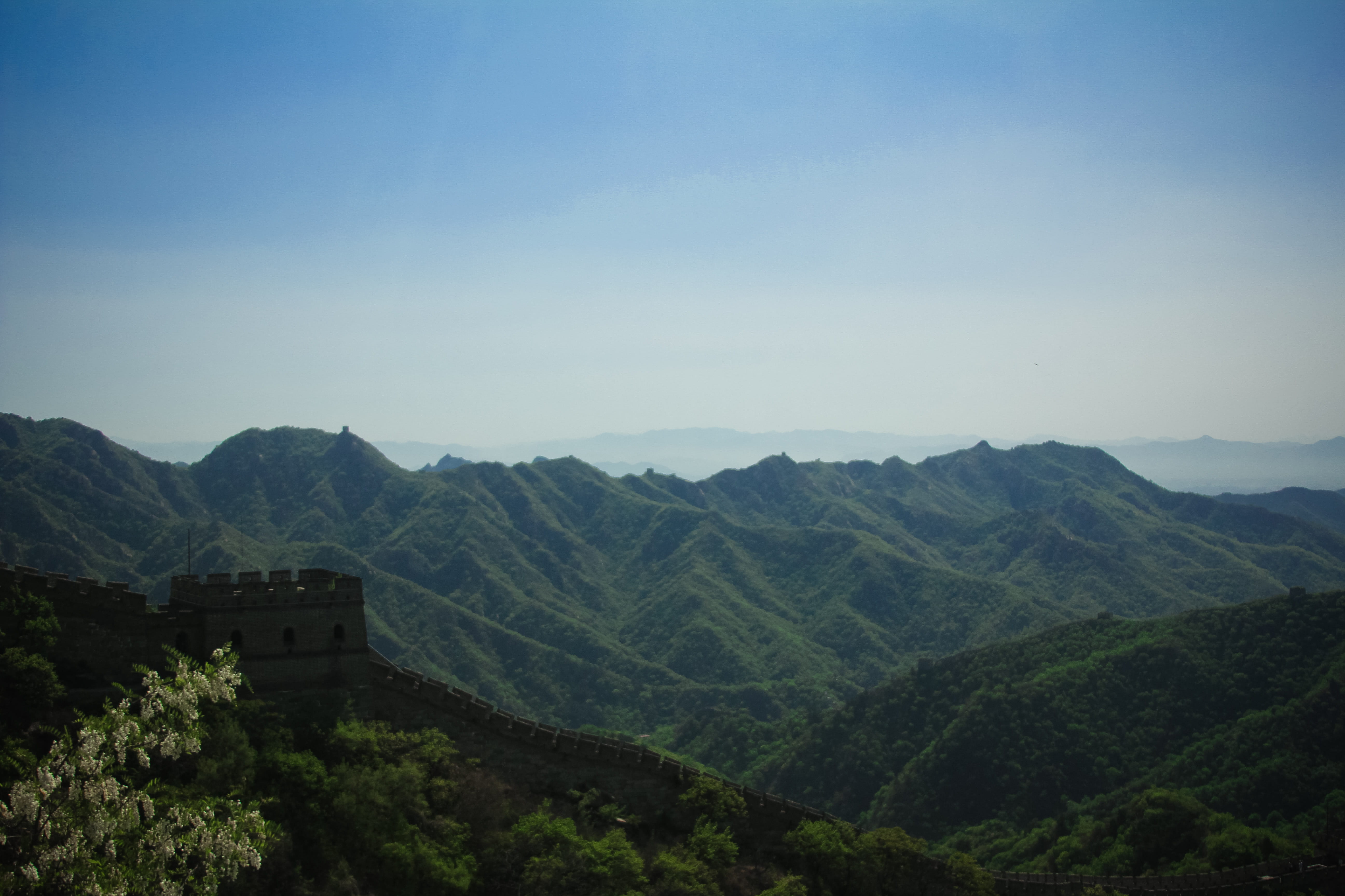 scenics - nature, 5K, nature, land, tranquil scene, copy space, environment, tranquility, beauty in nature, clear sky, idyllic, beijing, day, sky, mountain, HD Wallpaper