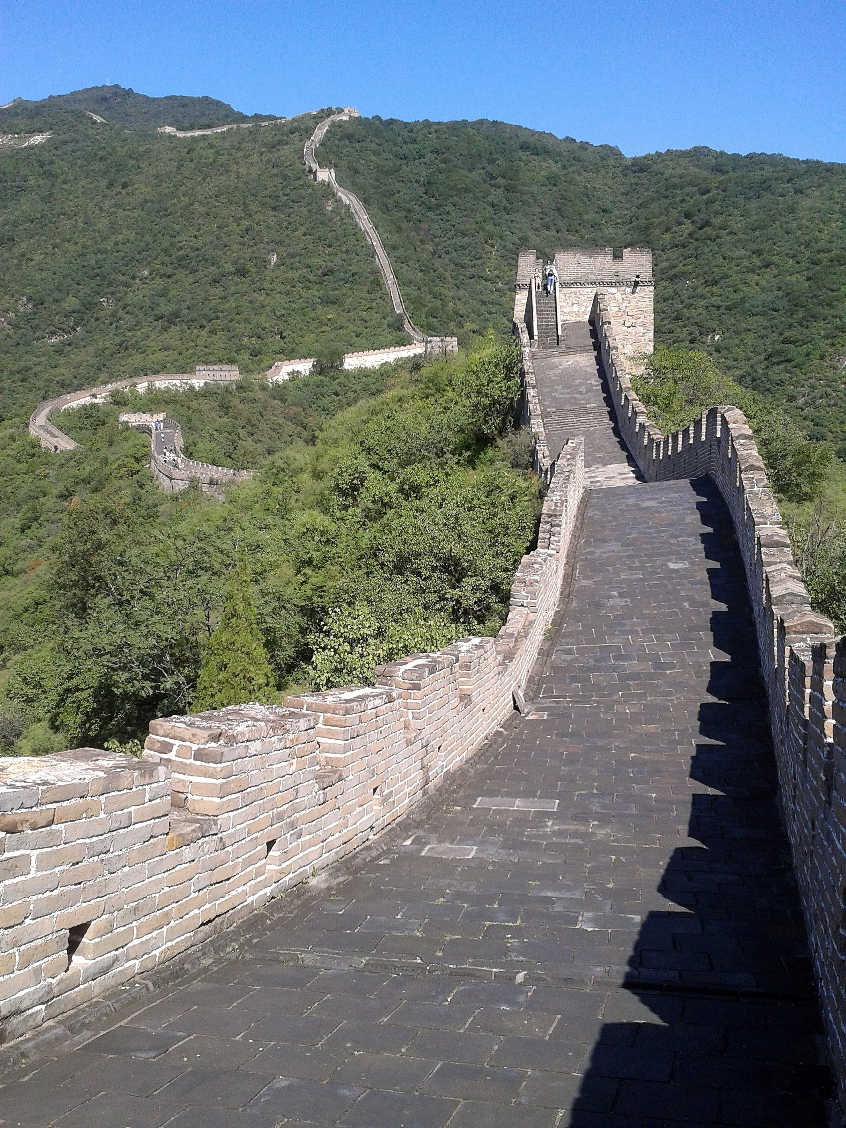 4K, the way forward, beijing, direction, travel, no people, great wall, great wall of china, architecture, ancient, ancient civilization, asia, day, mountain, Phone HD Wallpaper