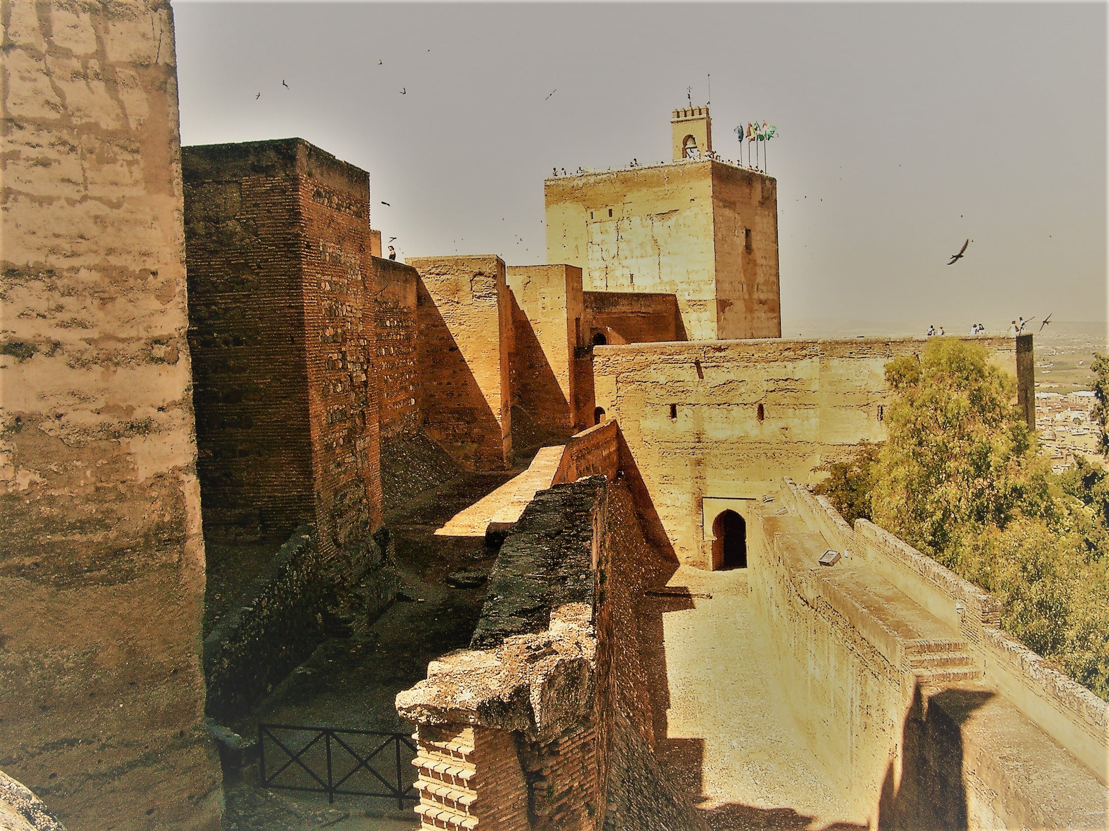 sky, alcazaba, abandoned, outdoors, religion, the past, building, nature, place of worship, day, ancient civilization, travel destinations, built structure, HD Wallpaper