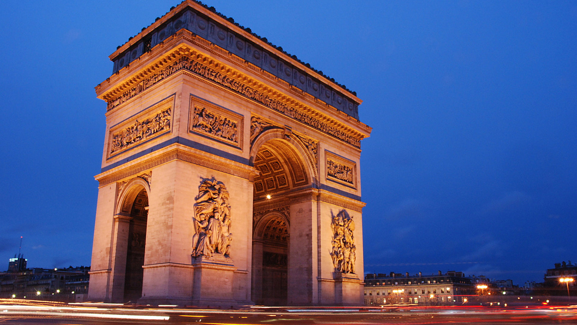 nature, architectural, 1080P, residence, history, city, structure, house, urban, blue, monument, ornate, tourist, stone, triumphal arch, ancient, religious, HD Wallpaper