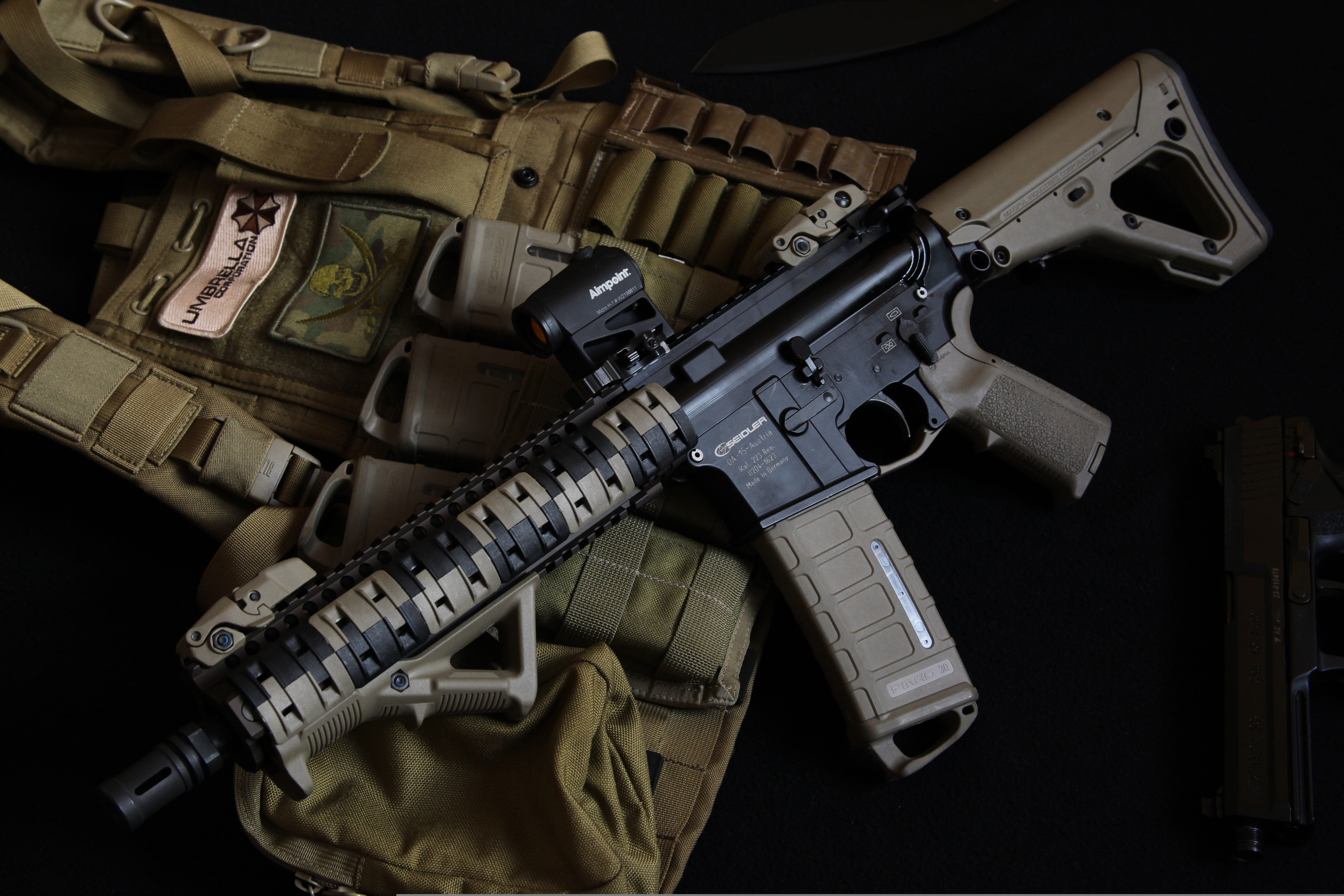 Daniel Defense, 5K, weapons, MK18, machine, HD Wallpaper