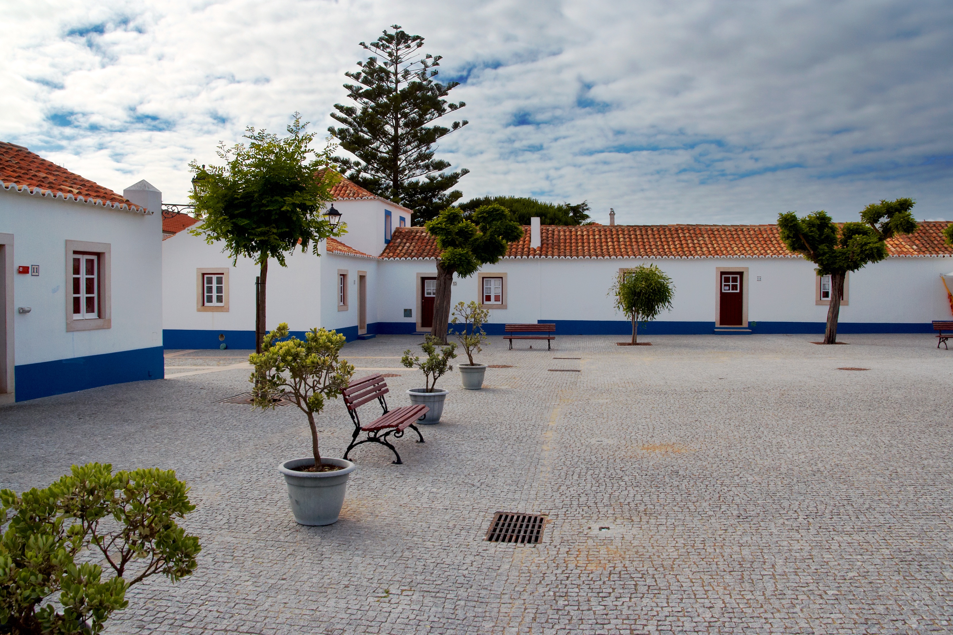 vacation, the way forward, architecture, atlantic, porto covo, landscape, europe, direction, building, no people, city, street, travel, cloud - sky, outdoors, HD Wallpaper