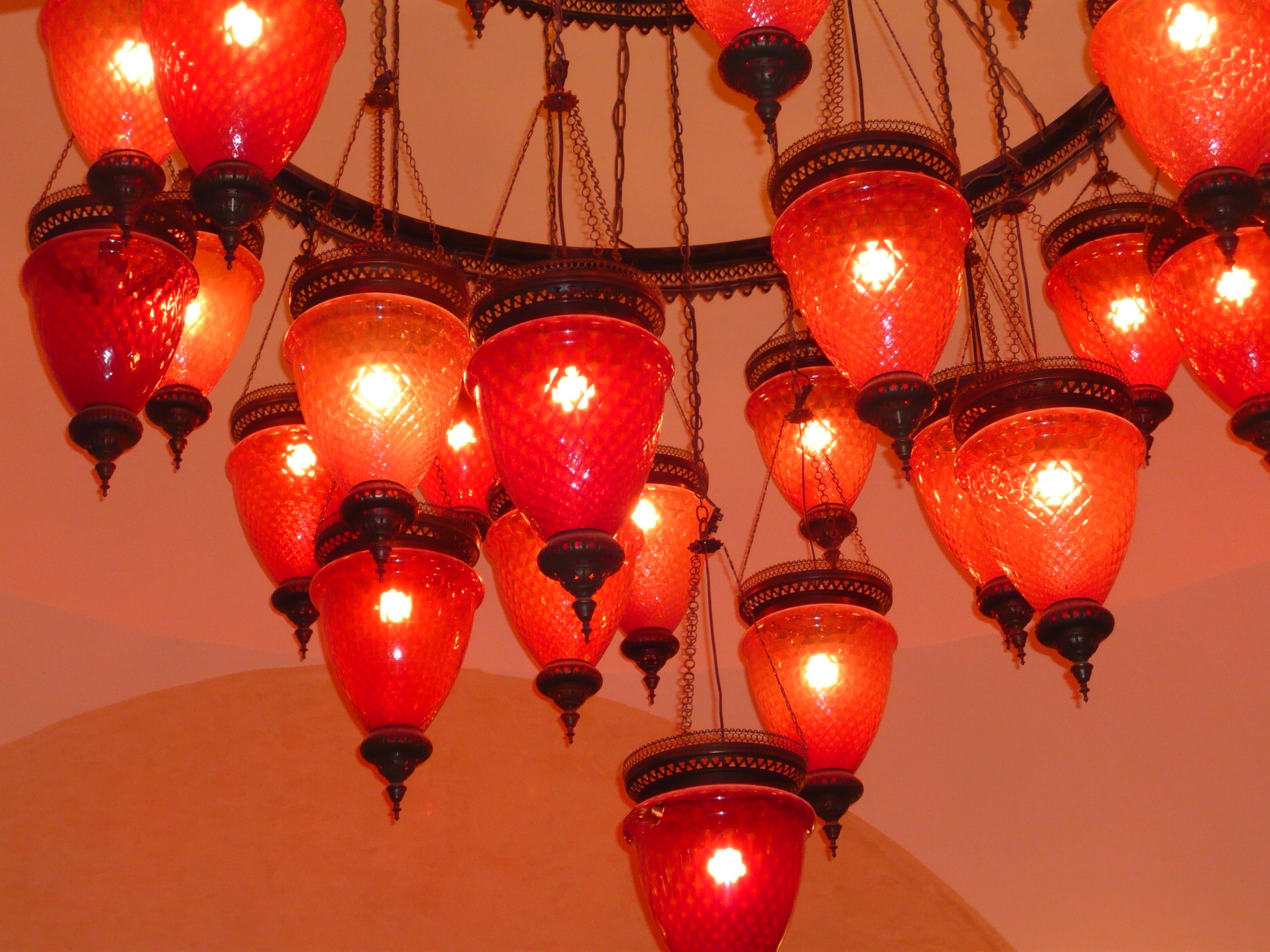 low angle view, arabic, electricity, lantern, lamp, oriental, chinese new year, electric light, glowing, candlestick, no people, celebration, variation, HD Wallpaper