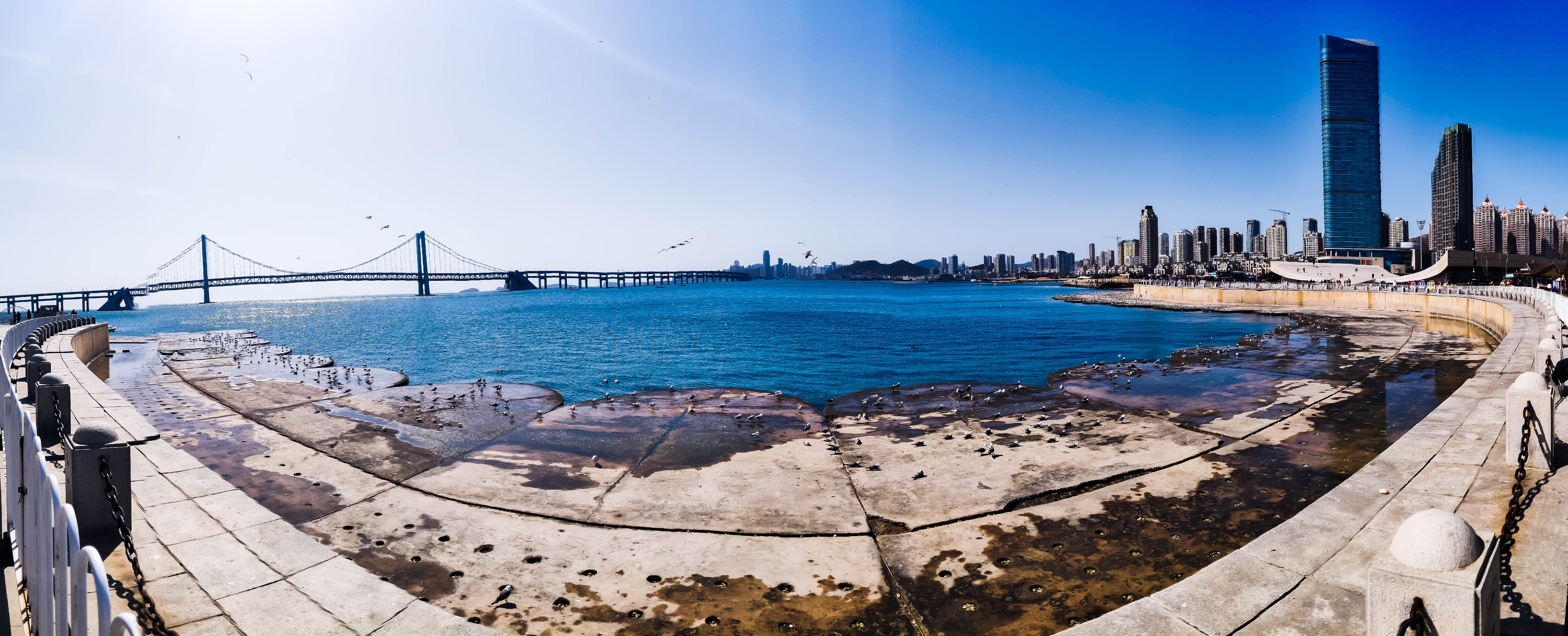 360 Bridge, 5K, sea, HD Wallpaper