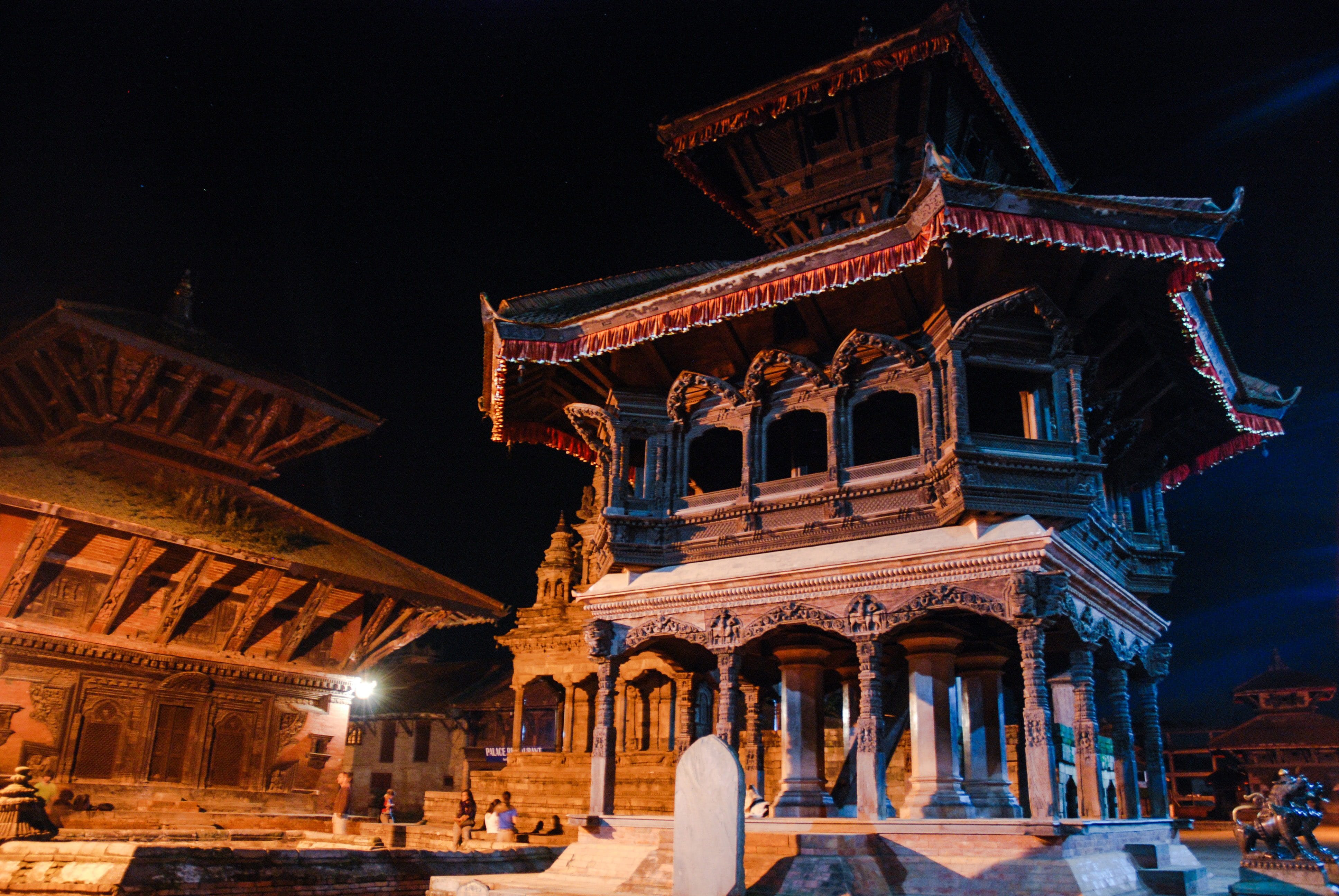 beijing, famous Place, empire, buildings, the Past, at night, temple, architectural column, ancient, travel Destinations, belief, buddhism, architecture, HD Wallpaper