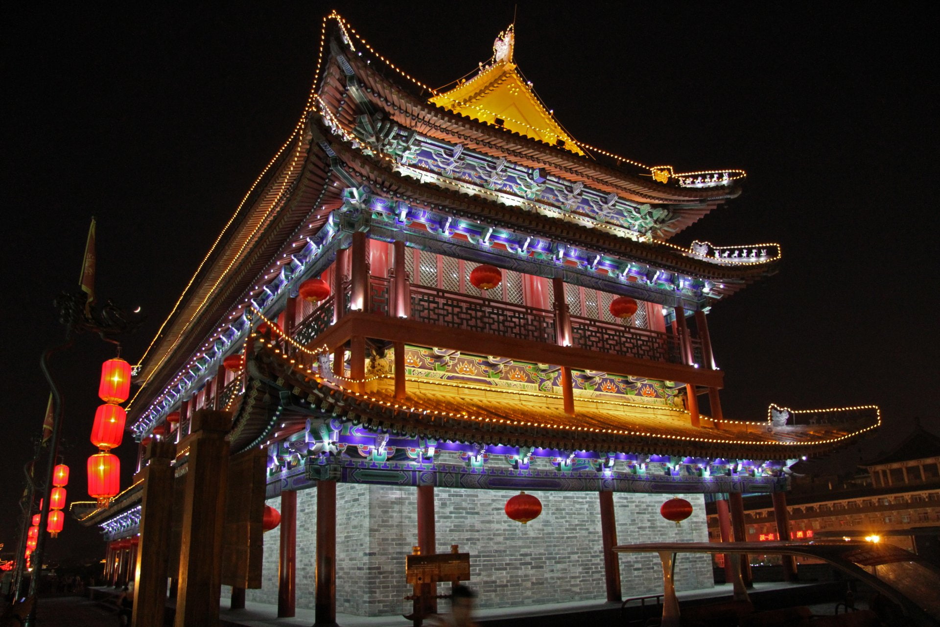 Temples, Xian, Temple, Shaanxi, 1080P, China, HD Wallpaper