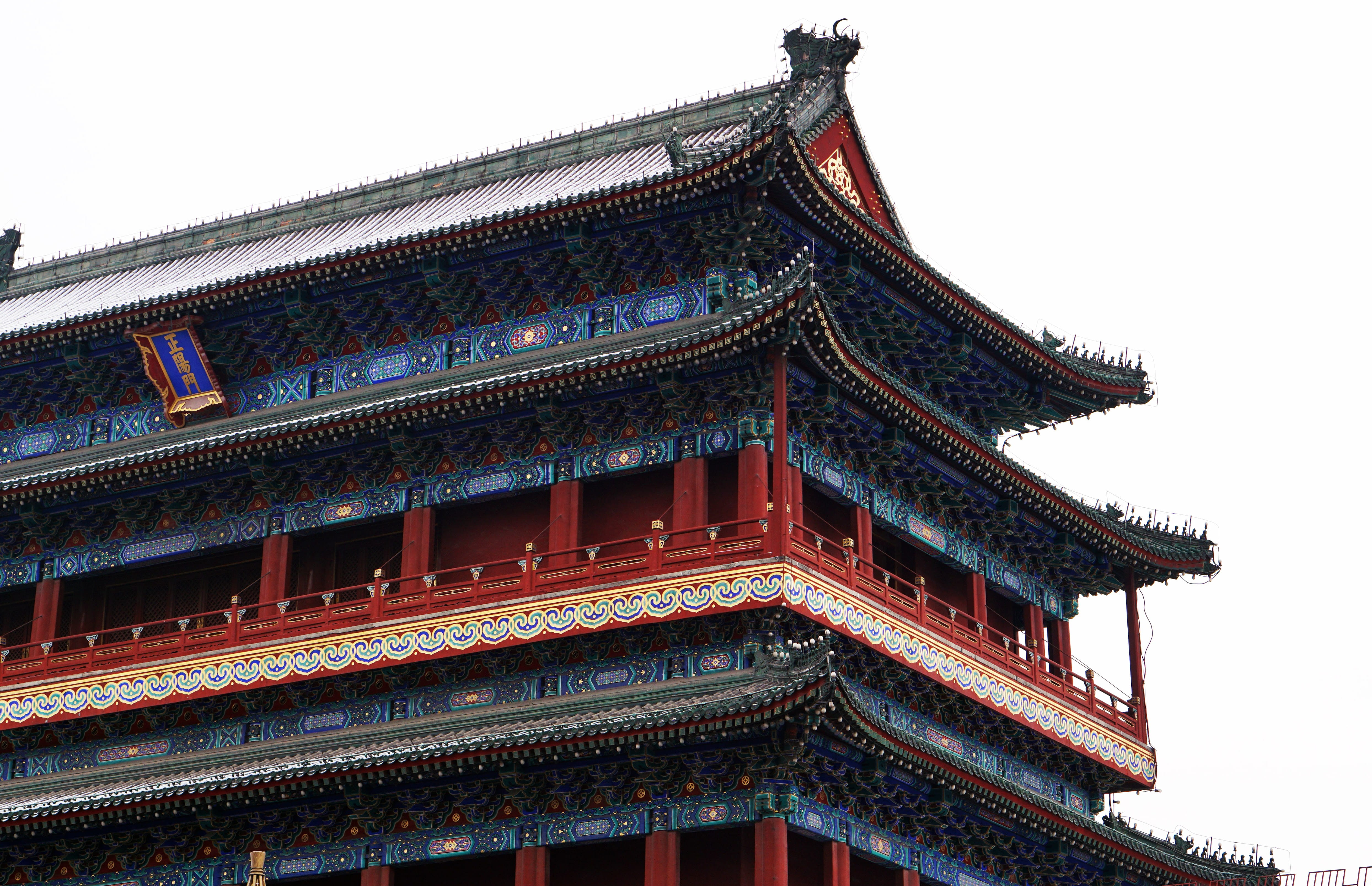beijing, architecture, low angle view, day, no people, sky, bejing, belief, building, nature, cloudy, travel destinations, religion, the past, china, 4K, HD Wallpaper