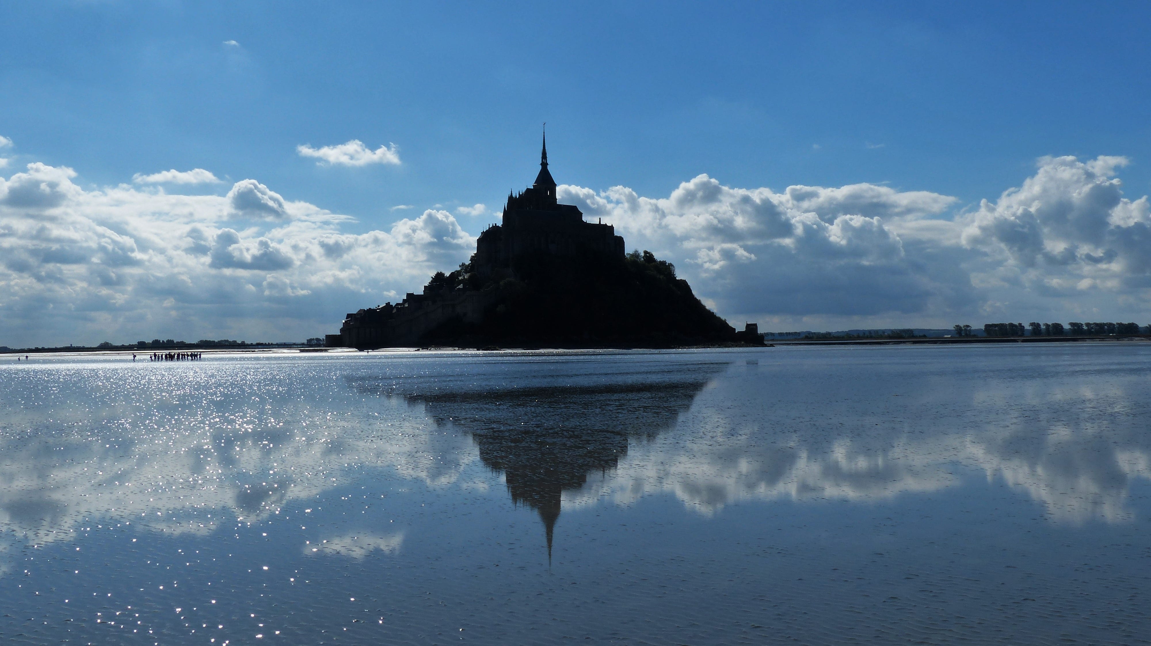 history, no people, building, water, tide, reflection, monument, handle, 4K, sky, cloud - sky, the past, built structure, scenics - nature, nature, outdoors, HD Wallpaper