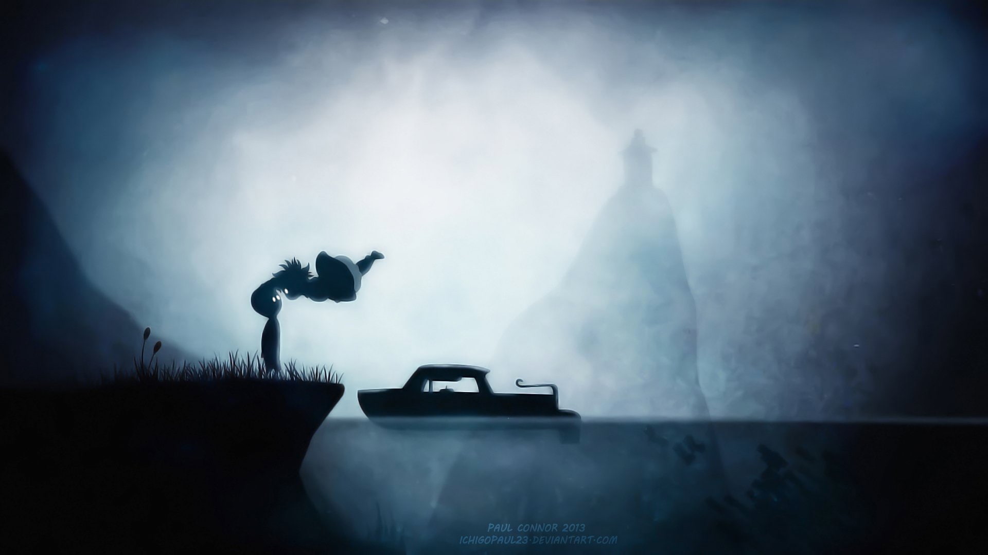 Crossover, Video Game, Gake No Ue No Ponyo, 1080P, Limbo (Video Game), HD Wallpaper