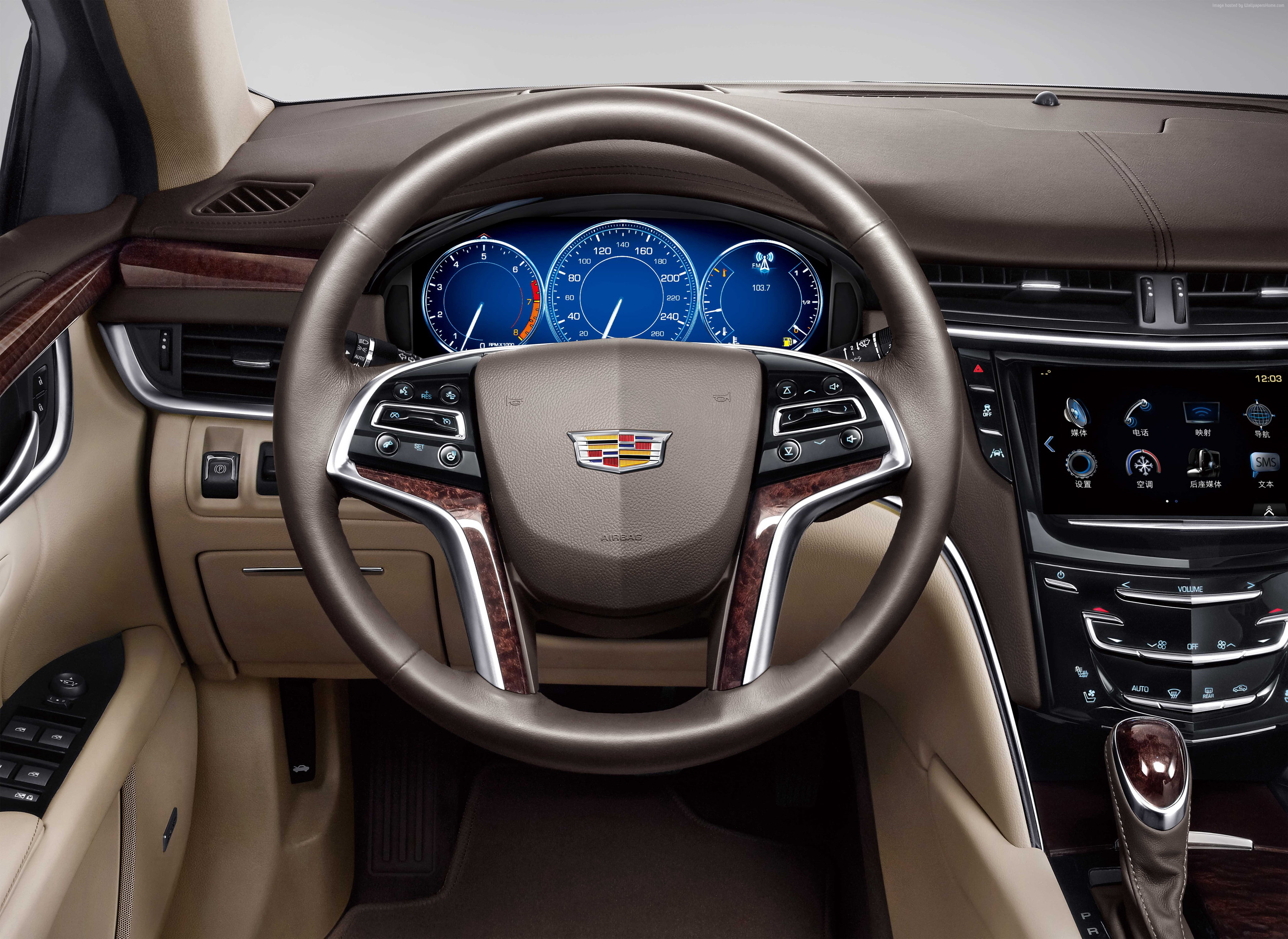 Cadillac XTS CN-spec, luxury cars, interior, 4K, HD Wallpaper