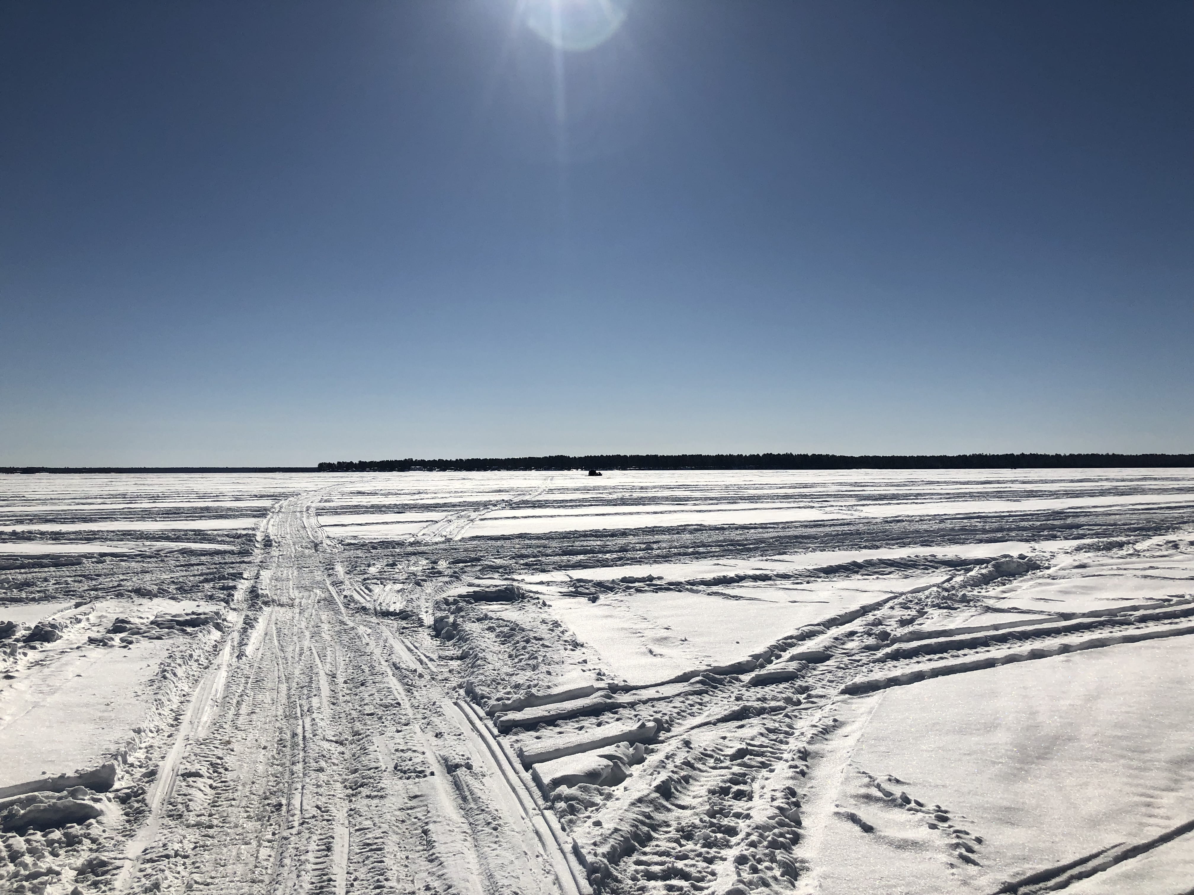 nature, northern ontario, tire track, lake superior, scenery, non-urban scene, skidoo trails, snow, landscape, 4K, mountain, land, scenics - nature, tranquility, HD Wallpaper