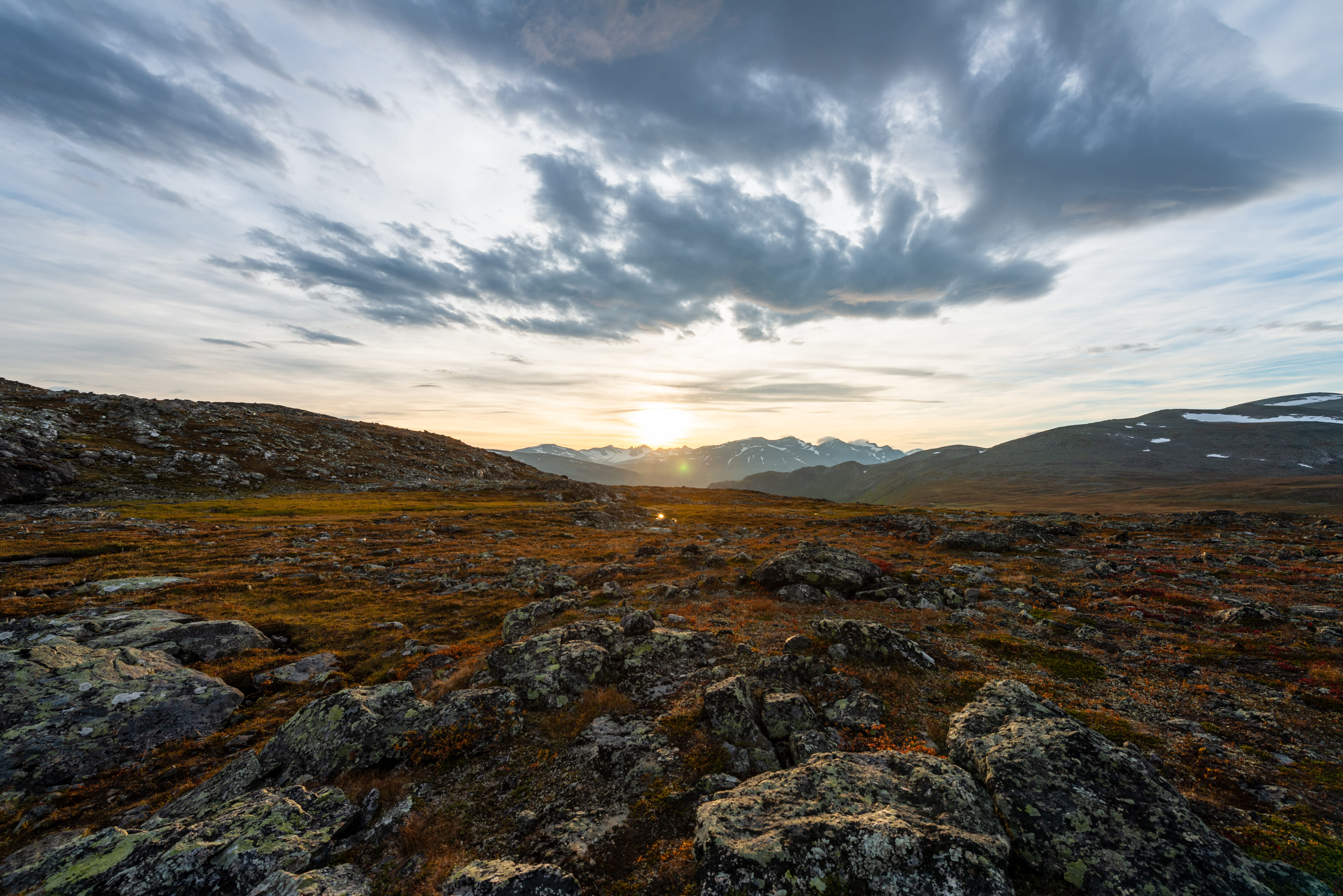 land, cloud - sky, fresh, landscape, beauty in nature, tranquility, wilderness, remote, sarek national park, building, rock - object, scenics - nature, HD Wallpaper