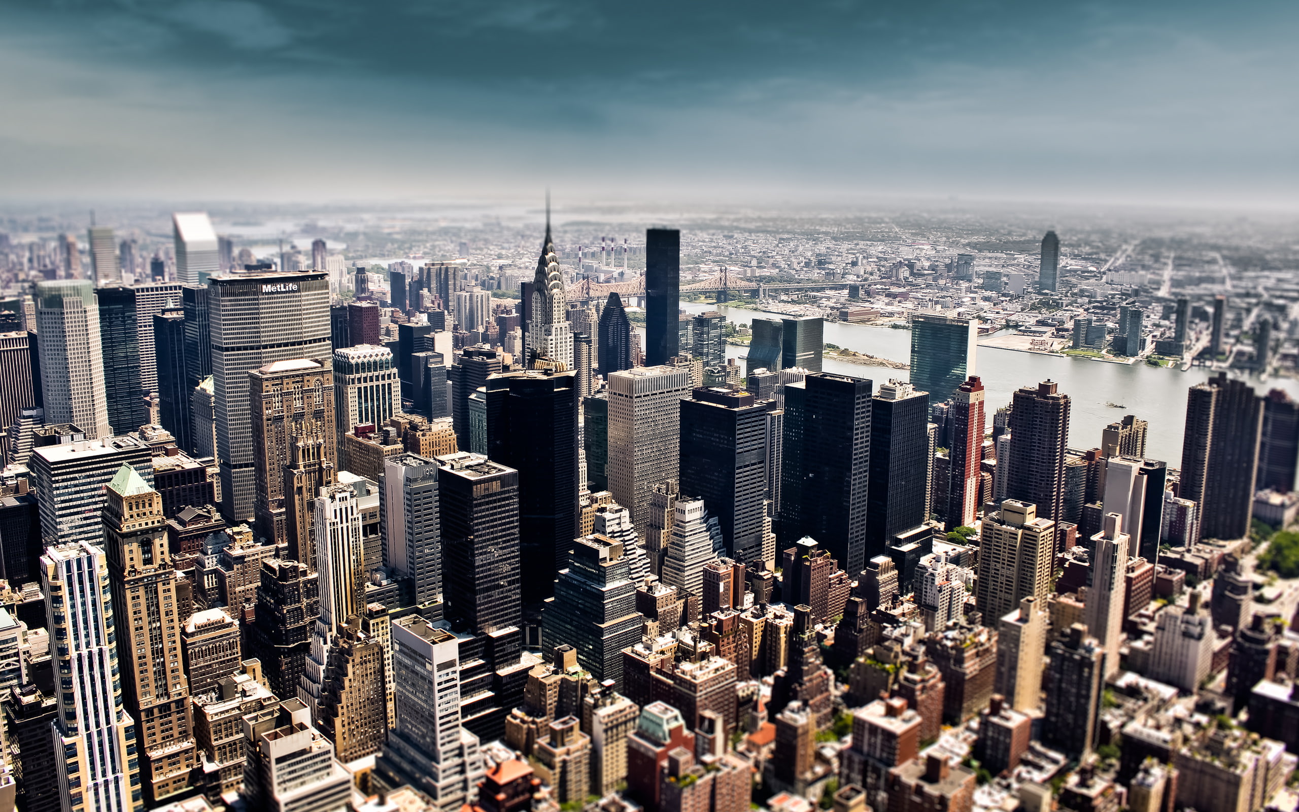 the sky, height, building, megapolis, skyscrapers, 2K, New York, HD Wallpaper