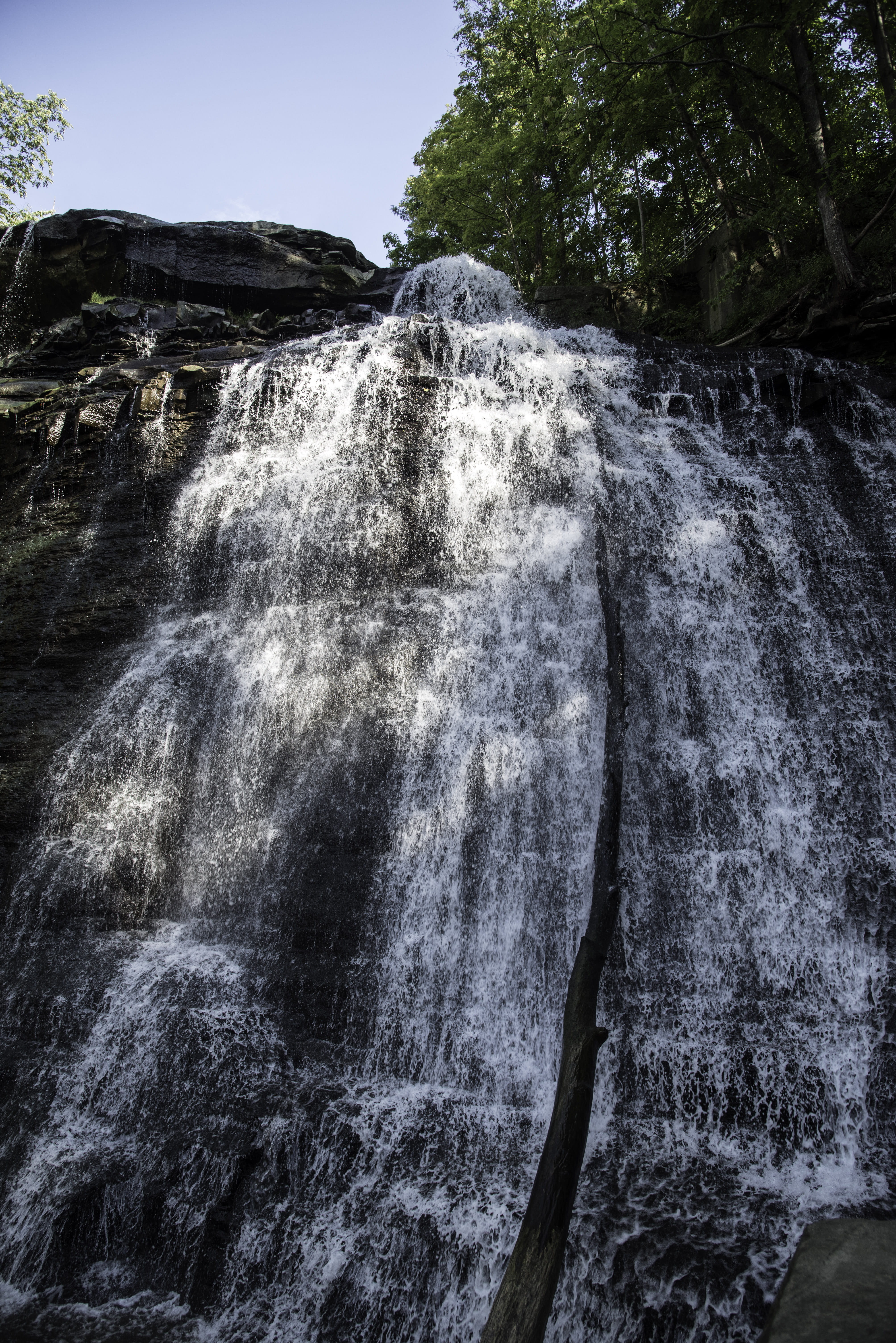 splashing, scenics, beauty In Nature, waterfall, flowing, purity, power in nature, water, flowing Water, solid, rock, falling water, blurred motion, rock - Object, Phone HD Wallpaper