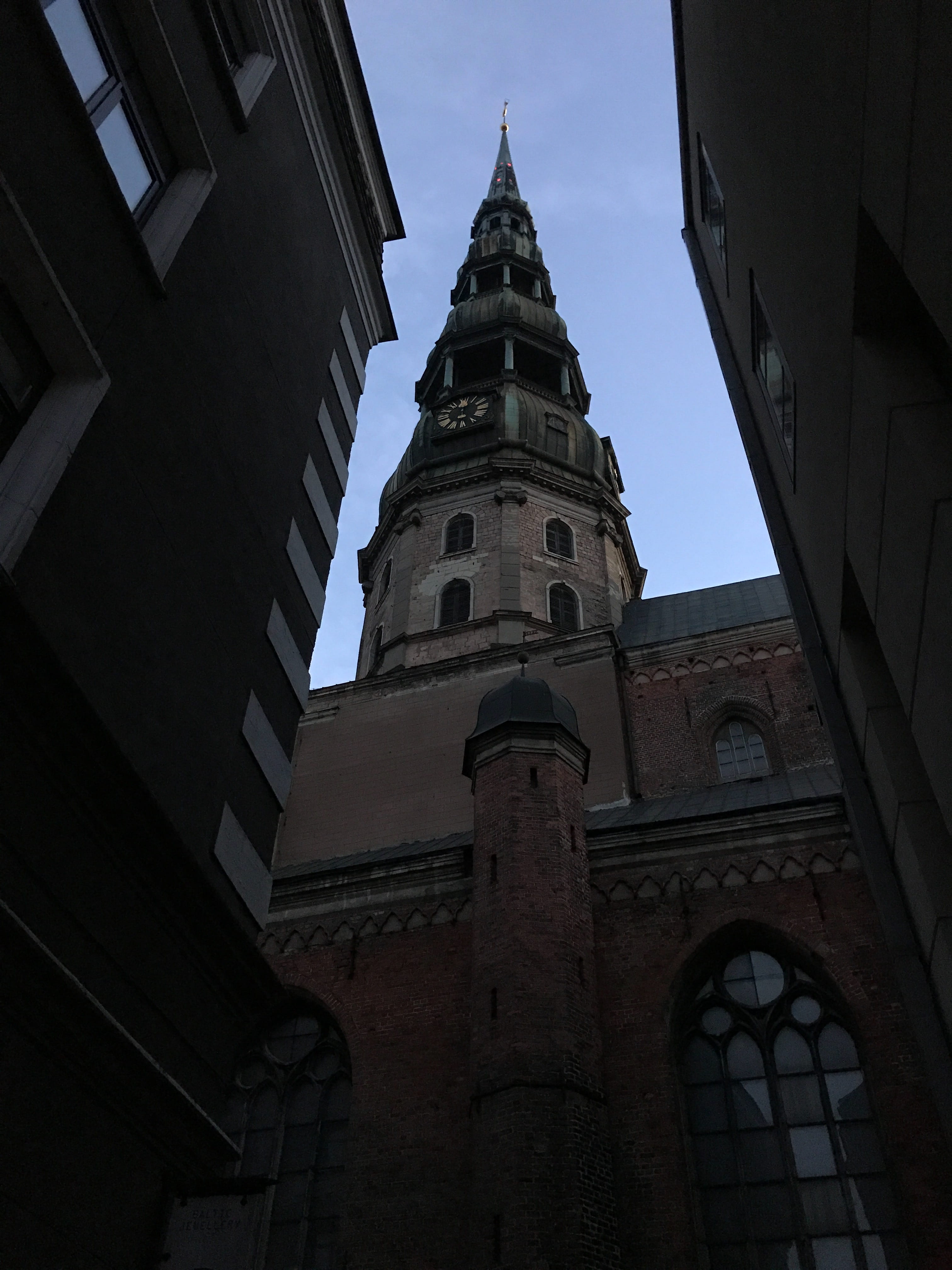 day, window, place of worship, church, building, nature, riga, low angle view, building exterior, tower, sky, no people, architecture, old city, spire, Phone HD Wallpaper