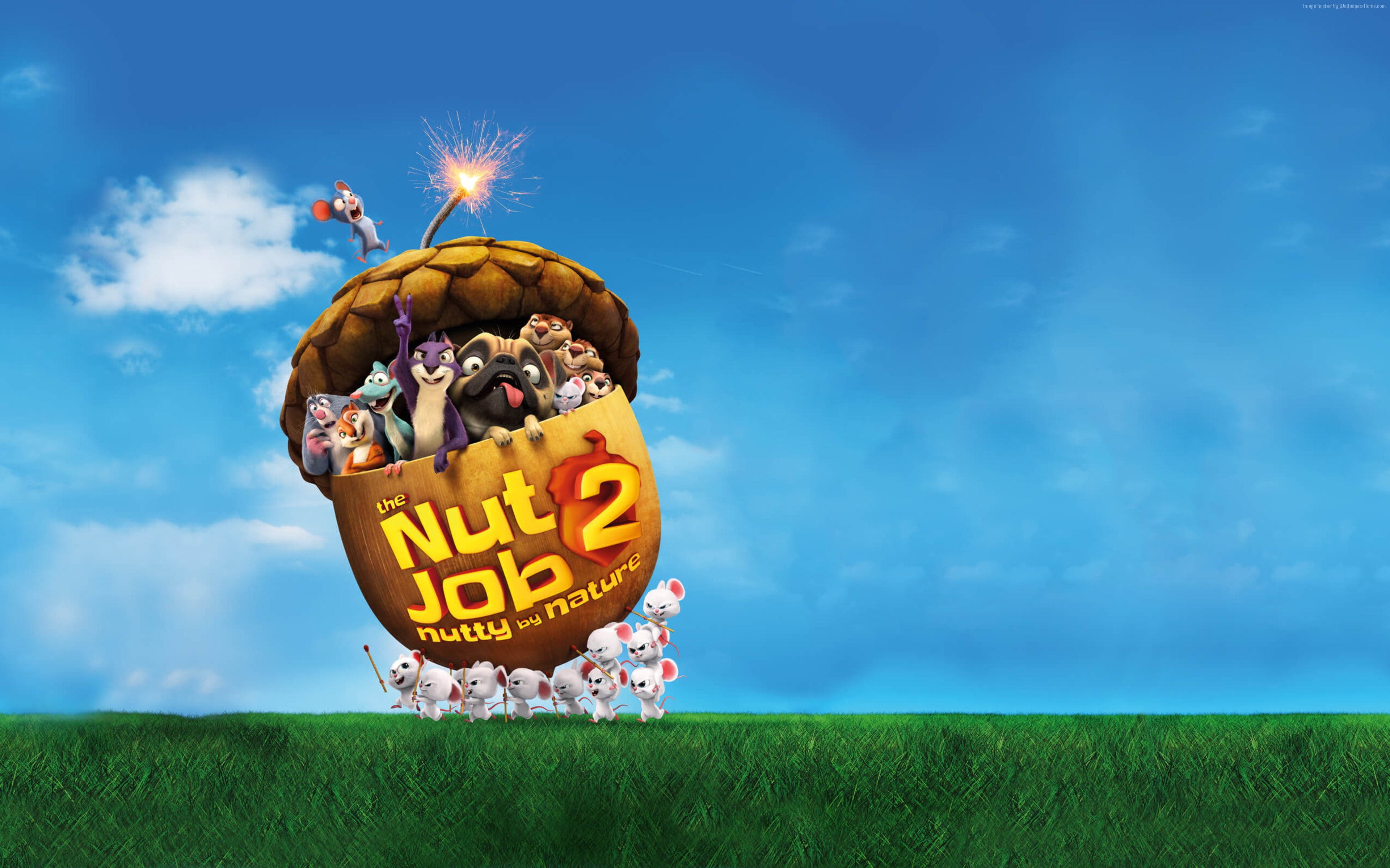 The Nut Job 2: Nutty by Nature, 4K, 4k, HD Wallpaper