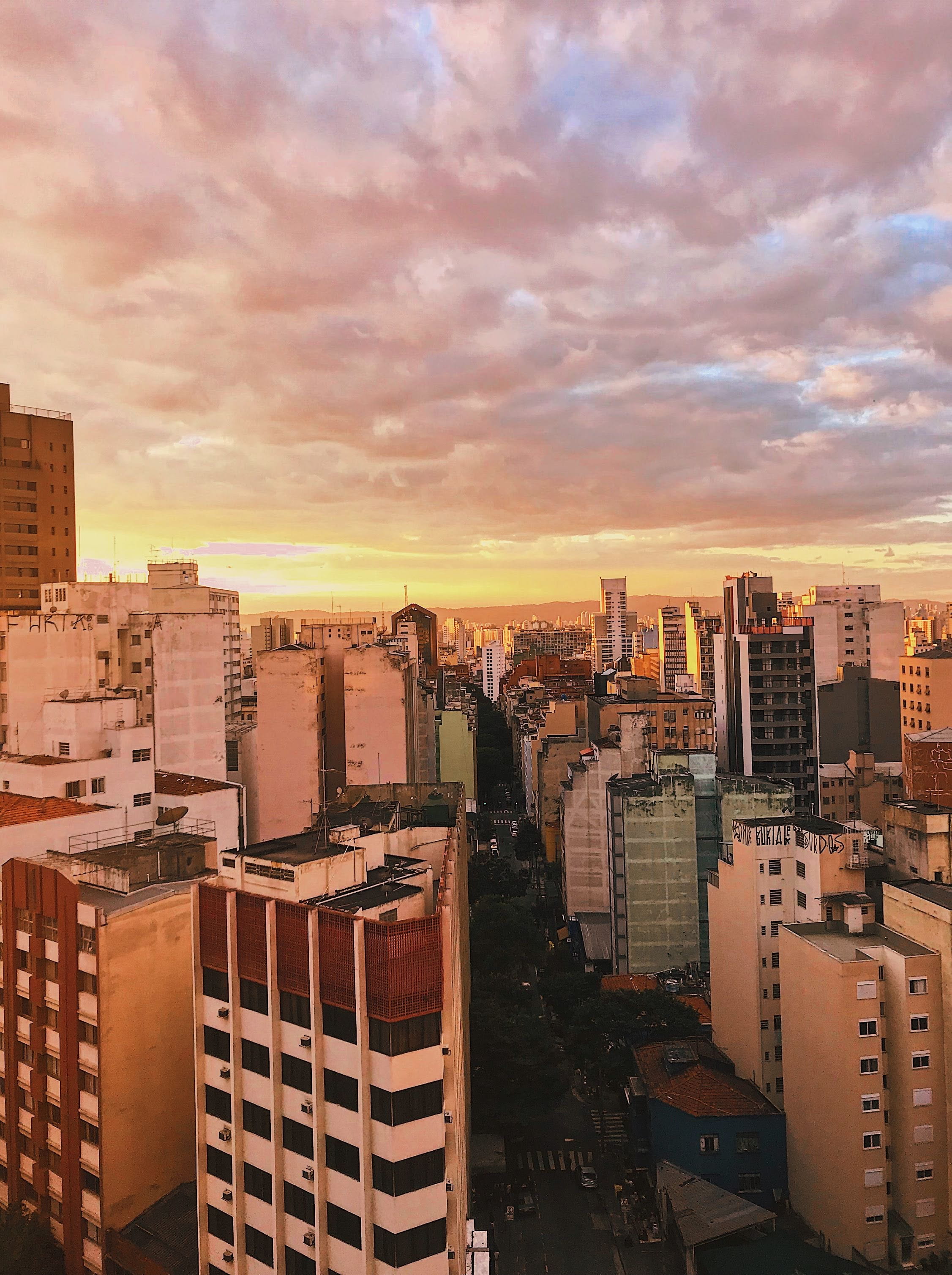 consolacao, apartment, skyscraper, outdoors, landscape, settlement, nature, building exterior, são paulo, r. da consolação, cloud - sky, built structure, Phone HD Wallpaper