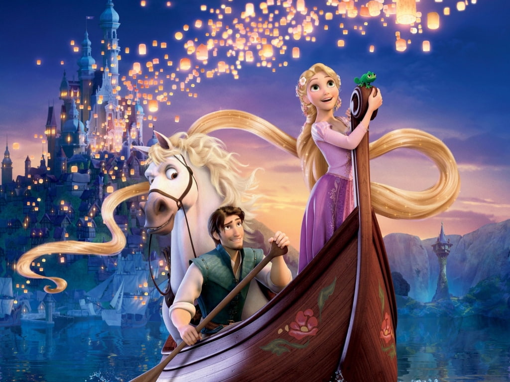 entertainment, TANGLED, movies, 480P, hd, art, anime, movie, star, HD Wallpaper