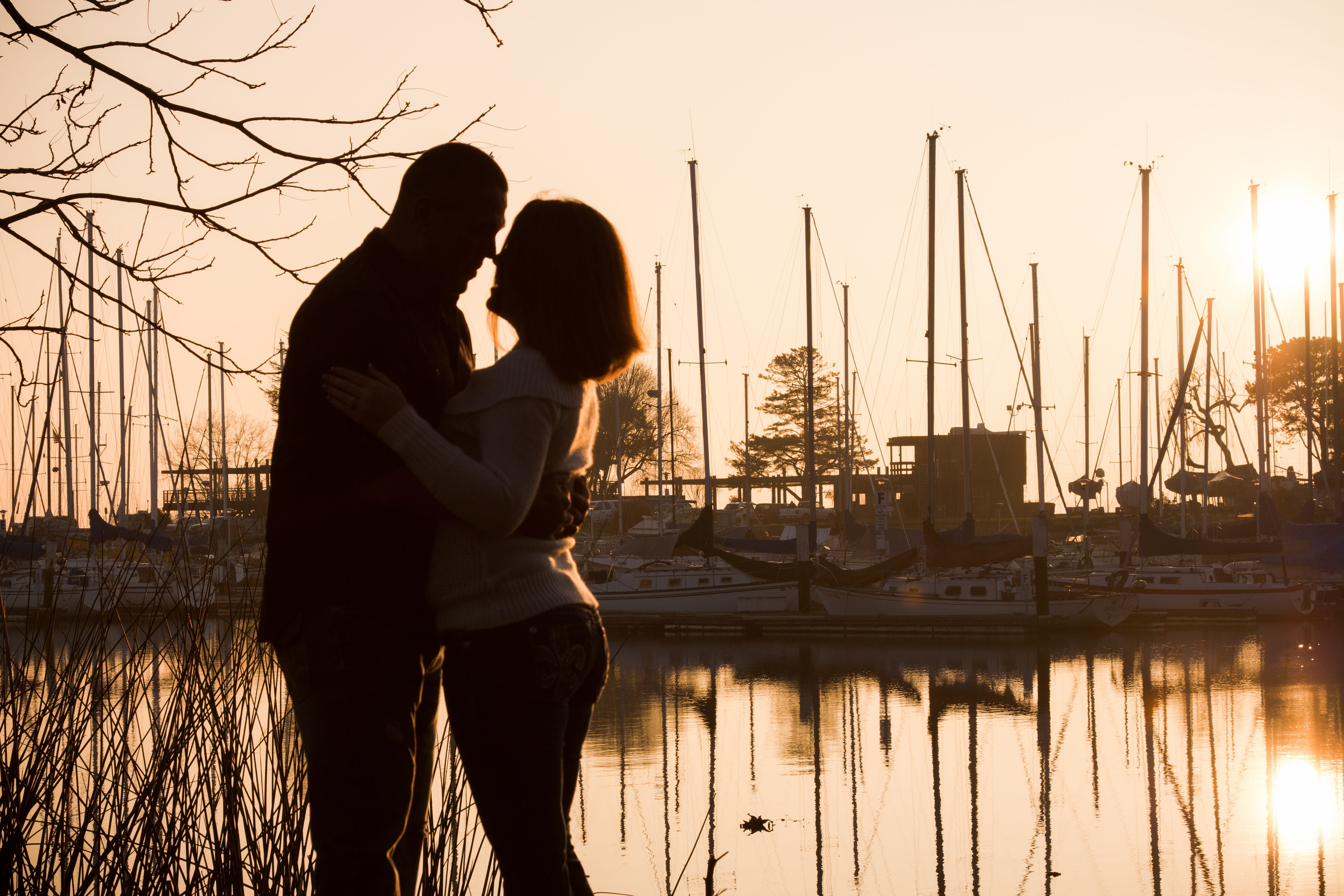 love, two, romance, sky, celebration, adult, falling in love, romantic, sailboat, happy, happiness, embracing, forever, engagement, positive emotion, standing, HD Wallpaper