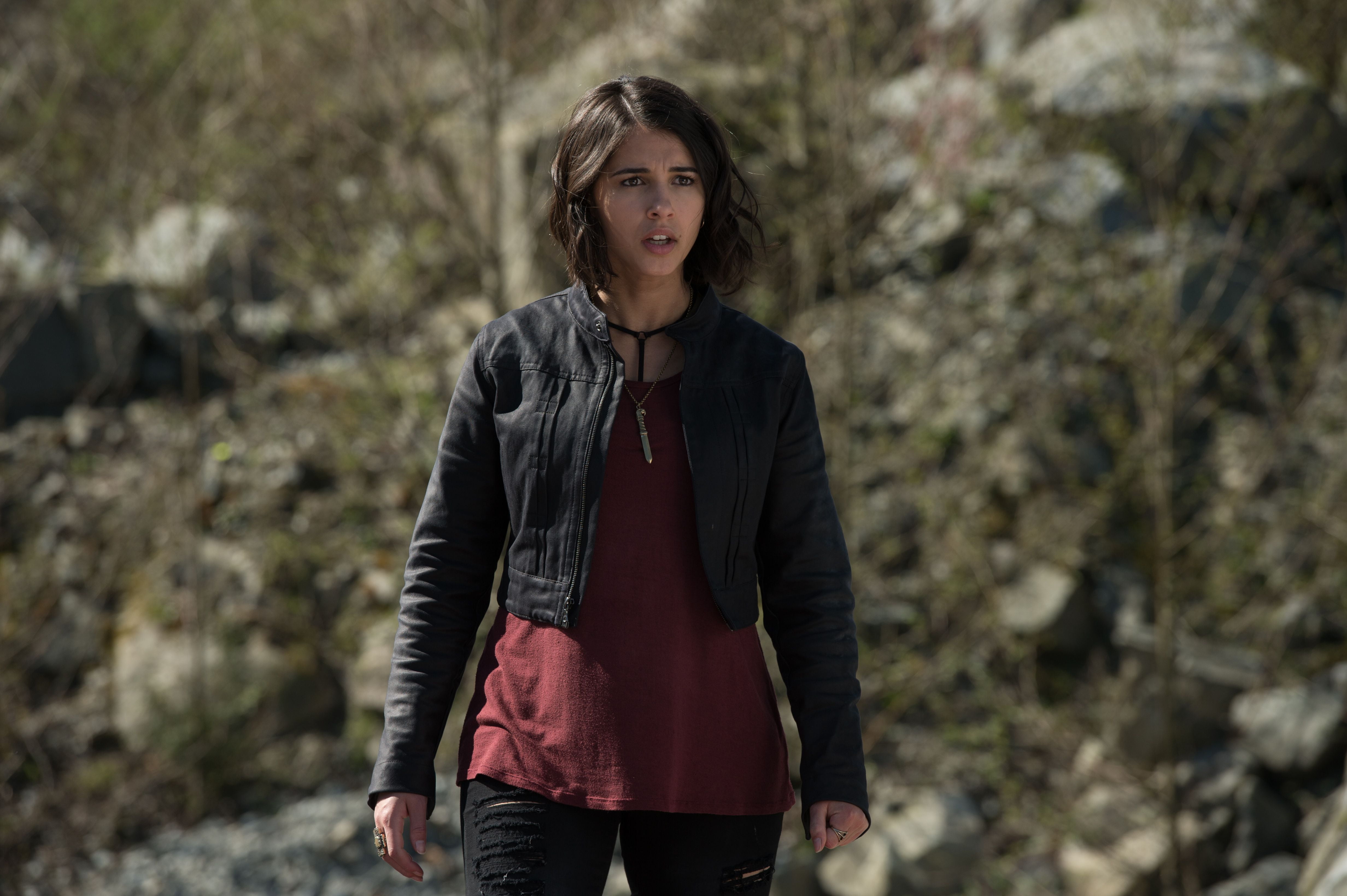 brunette, 4K, short hair, Naomi Scott, film stills, Power Rangers, actress, women, HD Wallpaper