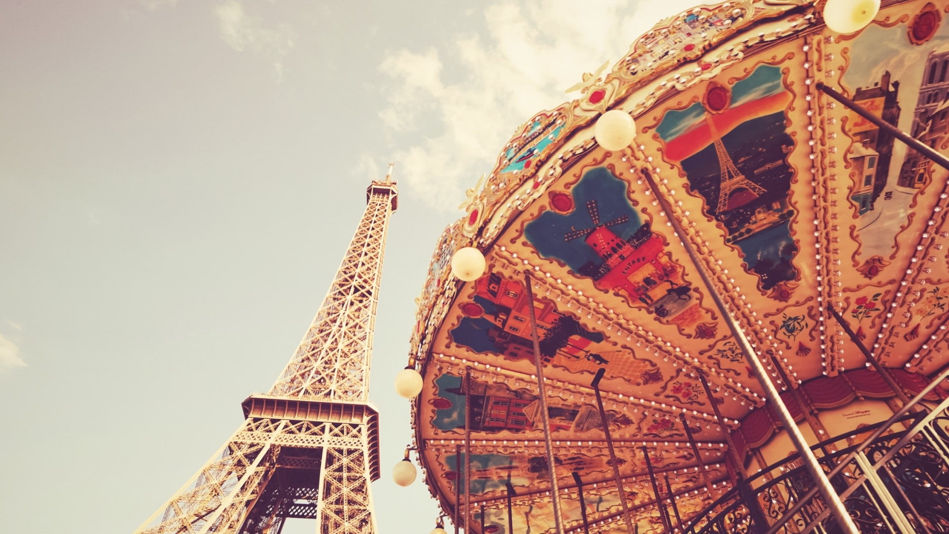 1080P, Paris, photography, Eiffel Tower, HD Wallpaper