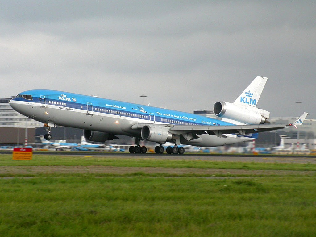 480P, hd, aircraft, KLM, art, aka, commercial, HD Wallpaper